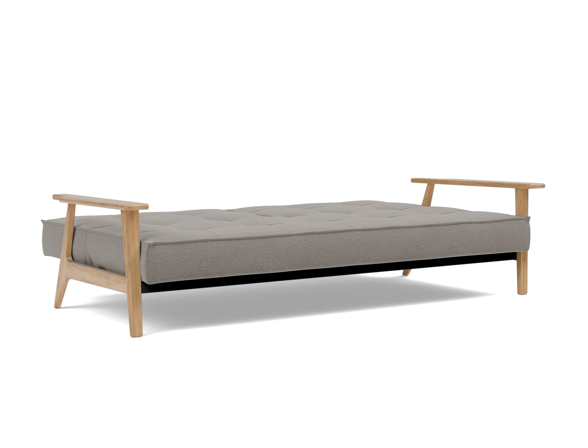 Schlafsofa Splitback Frej Flachgewebe Mixed Dance 521-Grey