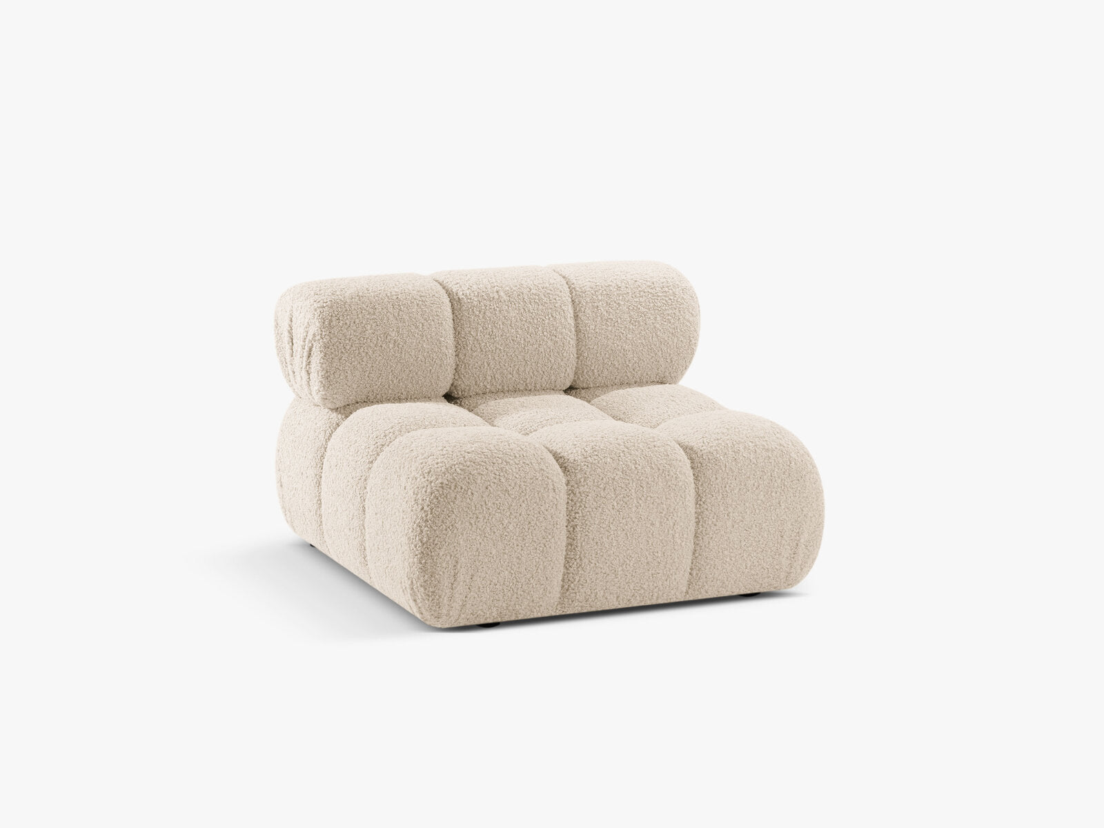 Micadoni Armloses Modul Bellis Boucle Rolf Helles Beige