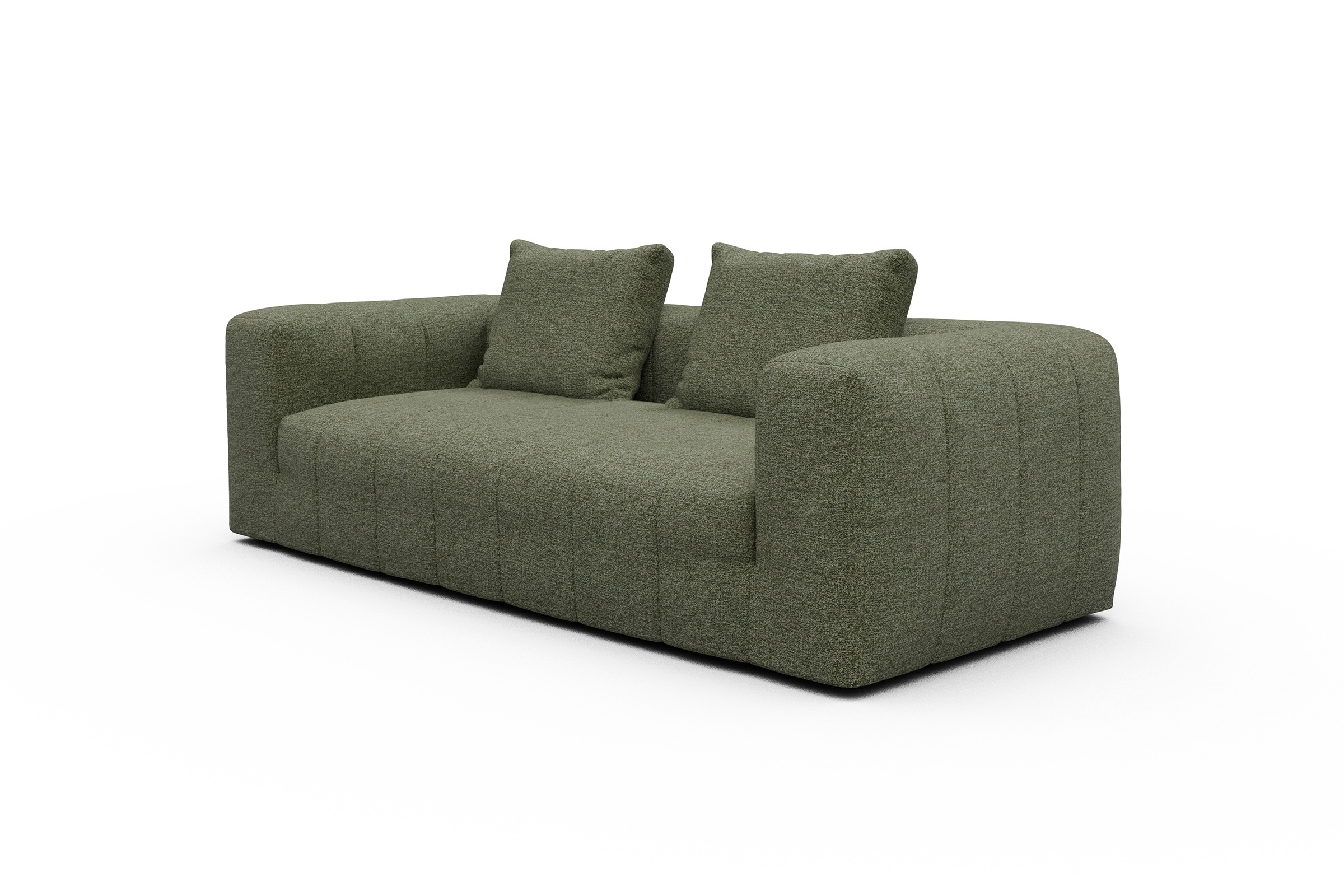 Sofa Hugo 3-Sitzer Carreno-Vivid-Green