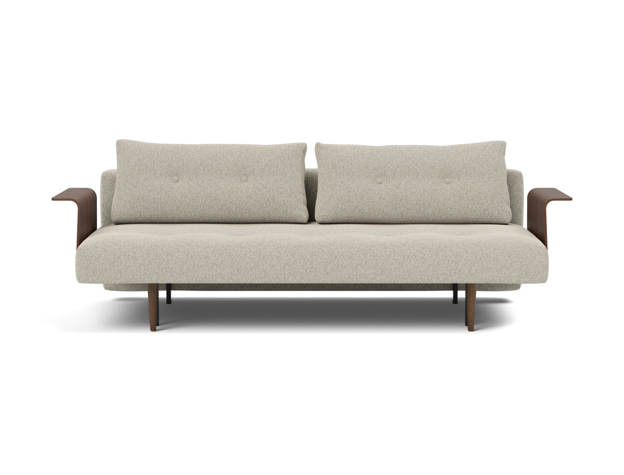 Schlafsofa Recast mit Armlehnen Boucle Skandi 539-Beige