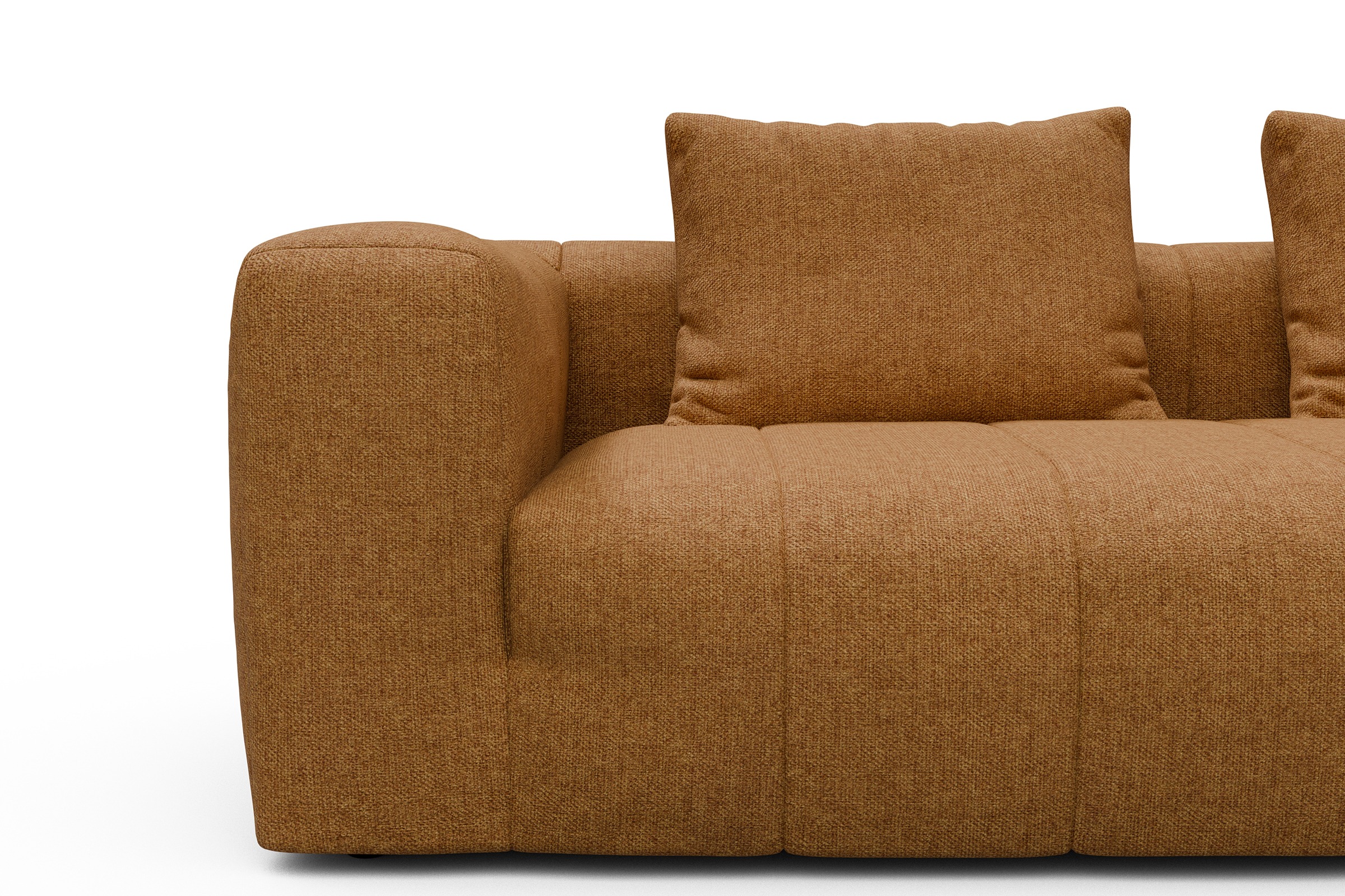 Ecksofa Hugo 2x 2,5-Sitzer Armlehne links Sama-Cur