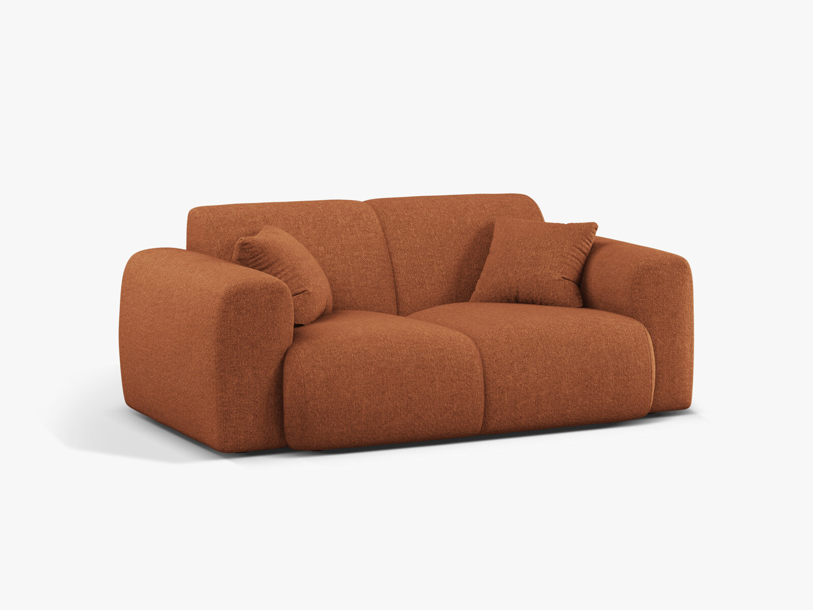 Micadoni Sofa Molino 2-Sitzer Chenille Eden Ziegel