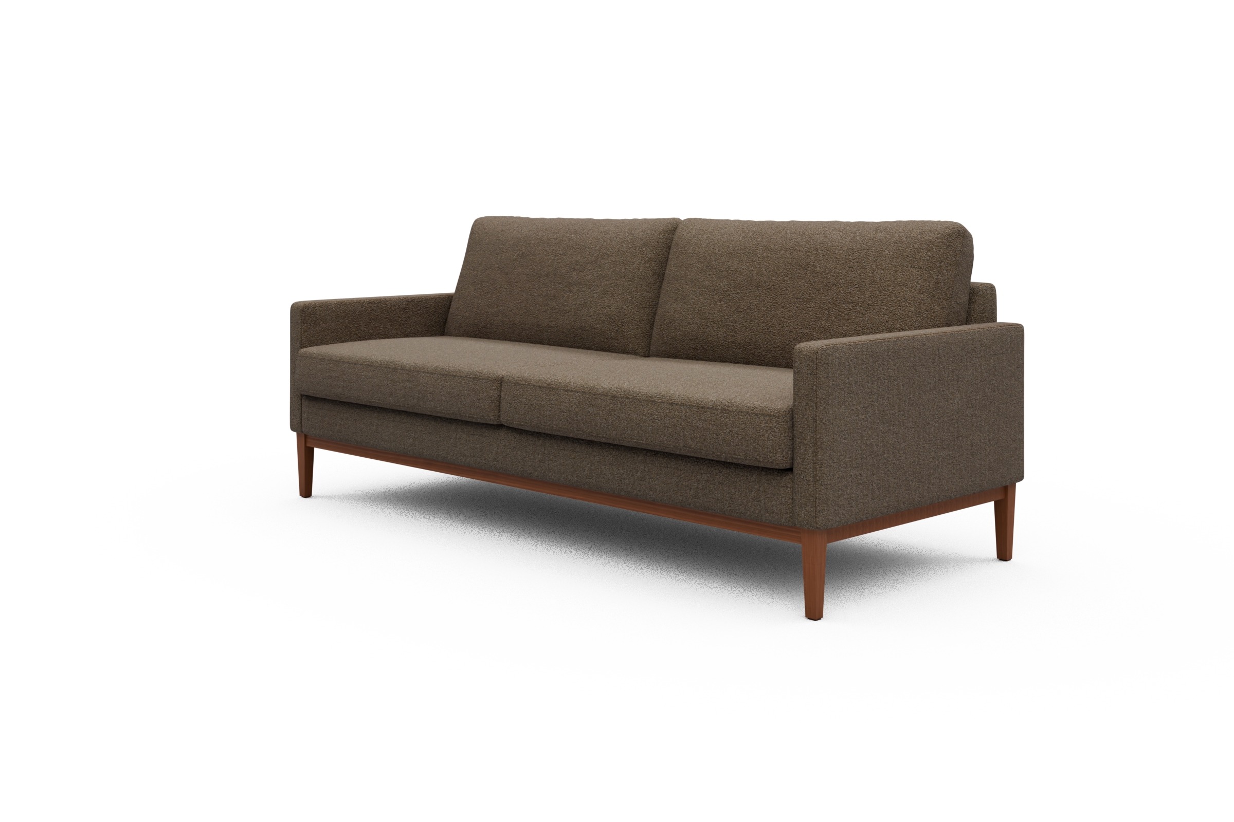 Sofa Bodo 3-Sitzer Aivi-Khaki-Brown