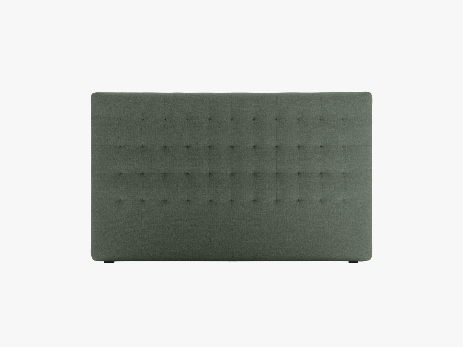 Micadoni Nova Samtiger Kopfteil 120 cm (H 95 cm) Strukturierter Stoff Liberty Moosgrün 160x95