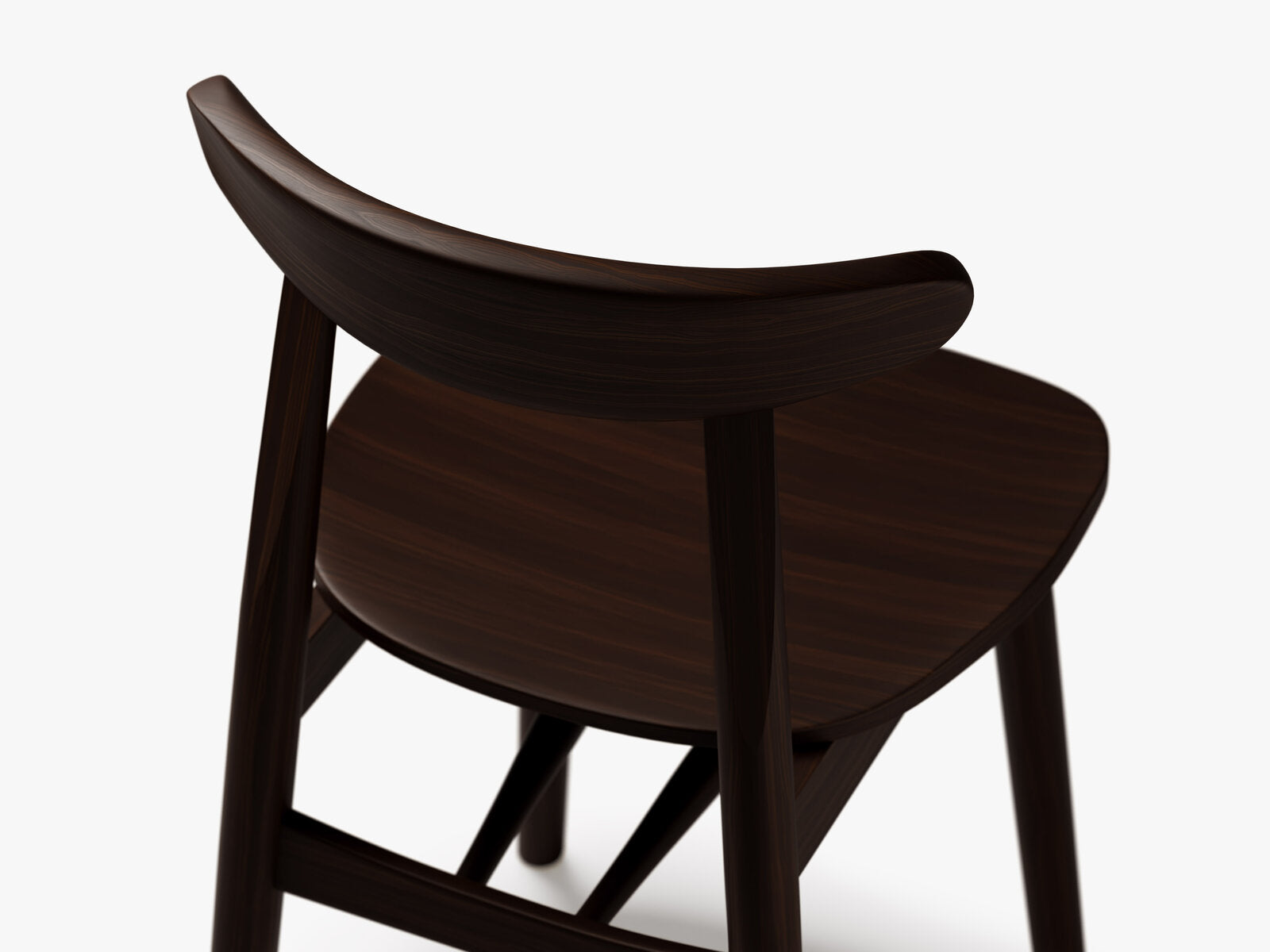 Micadoni Elie Samtiger Stuhl Wenge