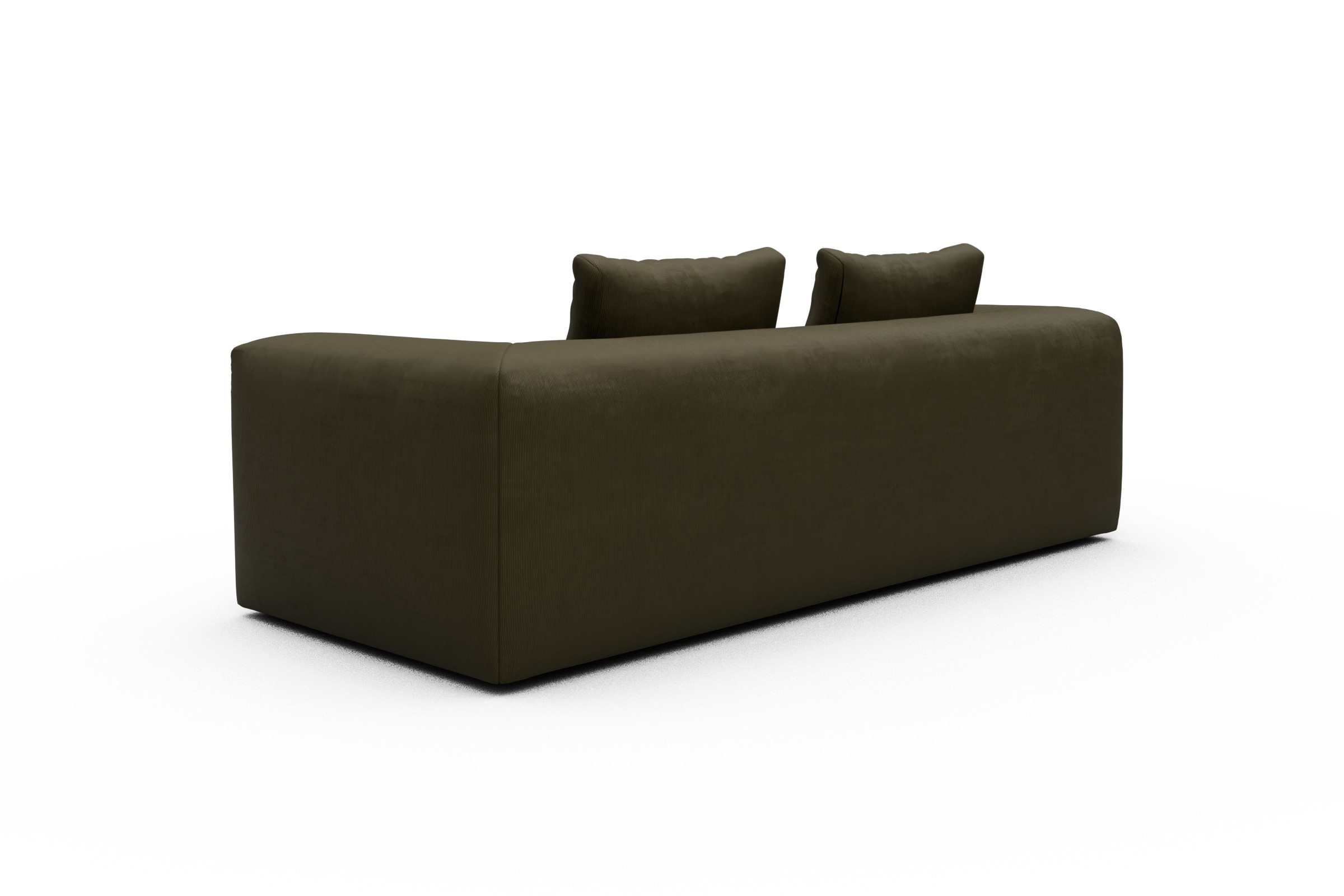 Sofa Fred 3-Sitzer Cordufine-Pine-Green