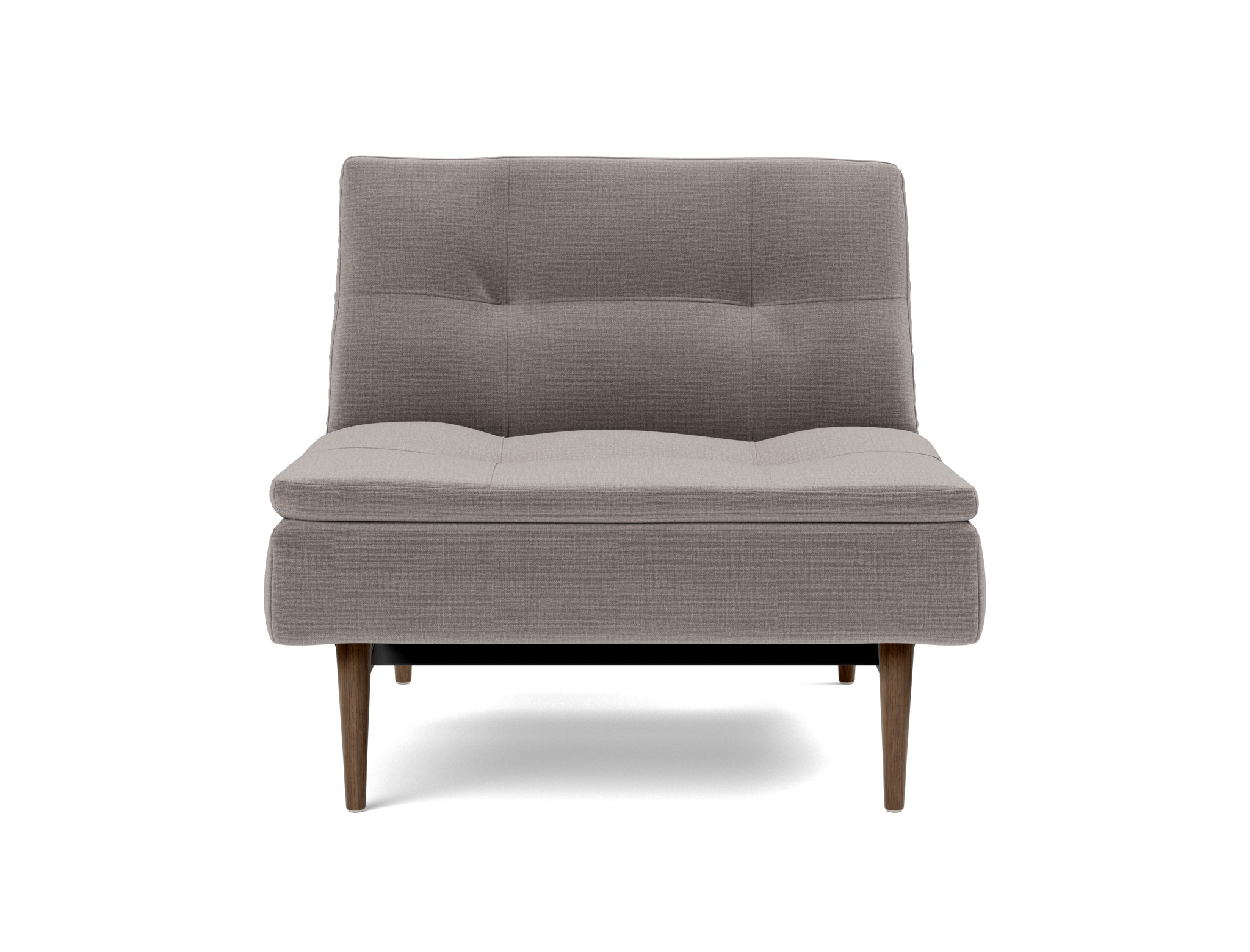 Sessel Dublexo Chenille Esina 418-Truffle Beine Styletto Eiche dunkel