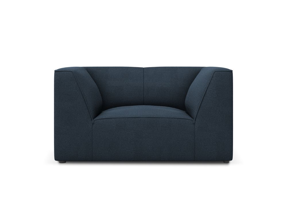 Cosmopolitan Design Sessel Siena Strukturierter Stoff Ottawa Marineblau
