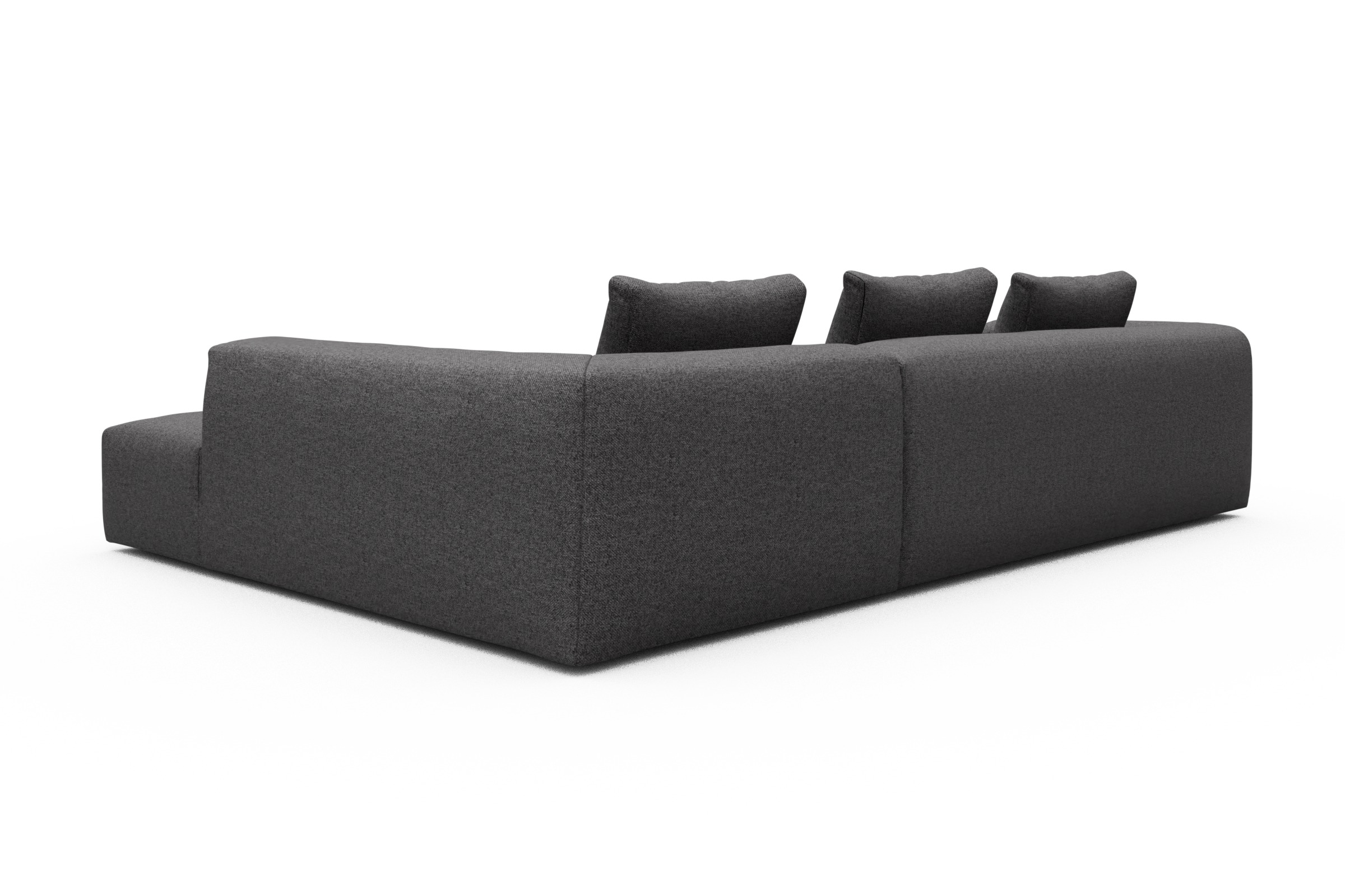 Ecksofa Fred Relax-Ecke rechts mit 2,5-Sitzer Sama-Antracite