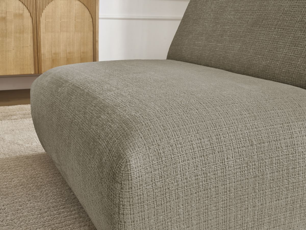 Bobochic Sirius Sofamodul 1-Sitzer Strukturstoff Taupe