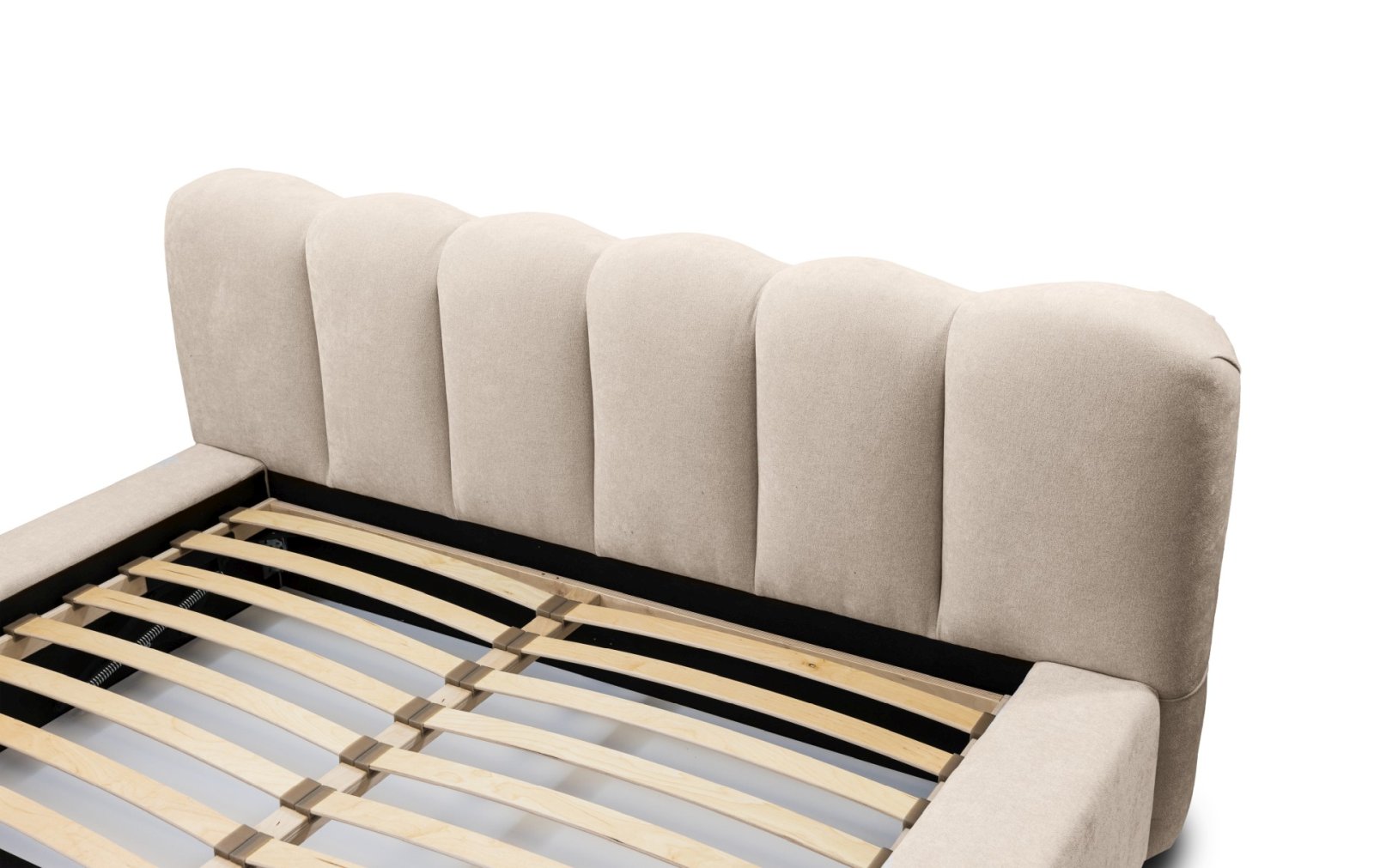 Polsterbett Tavio-New Chenille 140x200 mit Metallrahmen Ditra-New 20