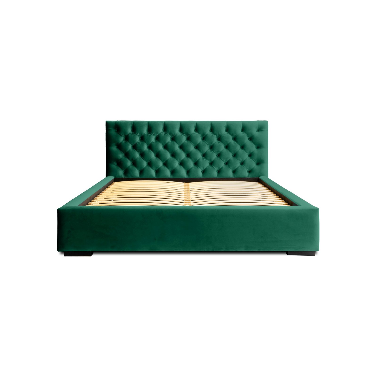 Polsterbett Sento-I Samtstoff 180x200 mit Holzrahmen Magic Velvet 2225