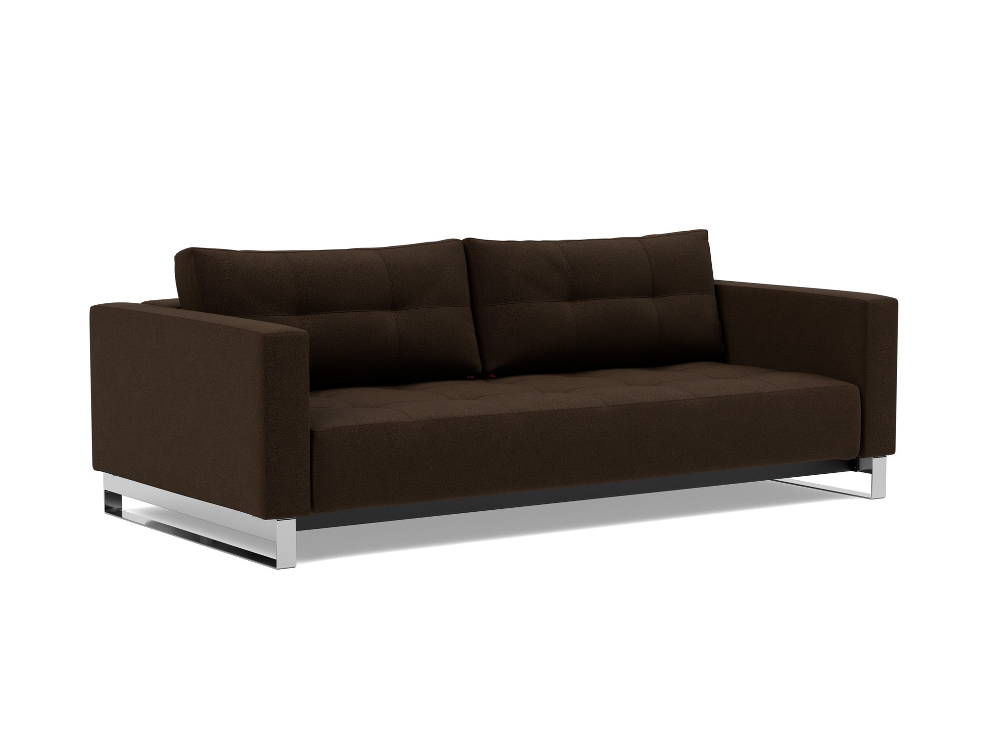 Schlafsofa Cassius D.E.L. Strukturierter Stoff Taura 358-Chocco