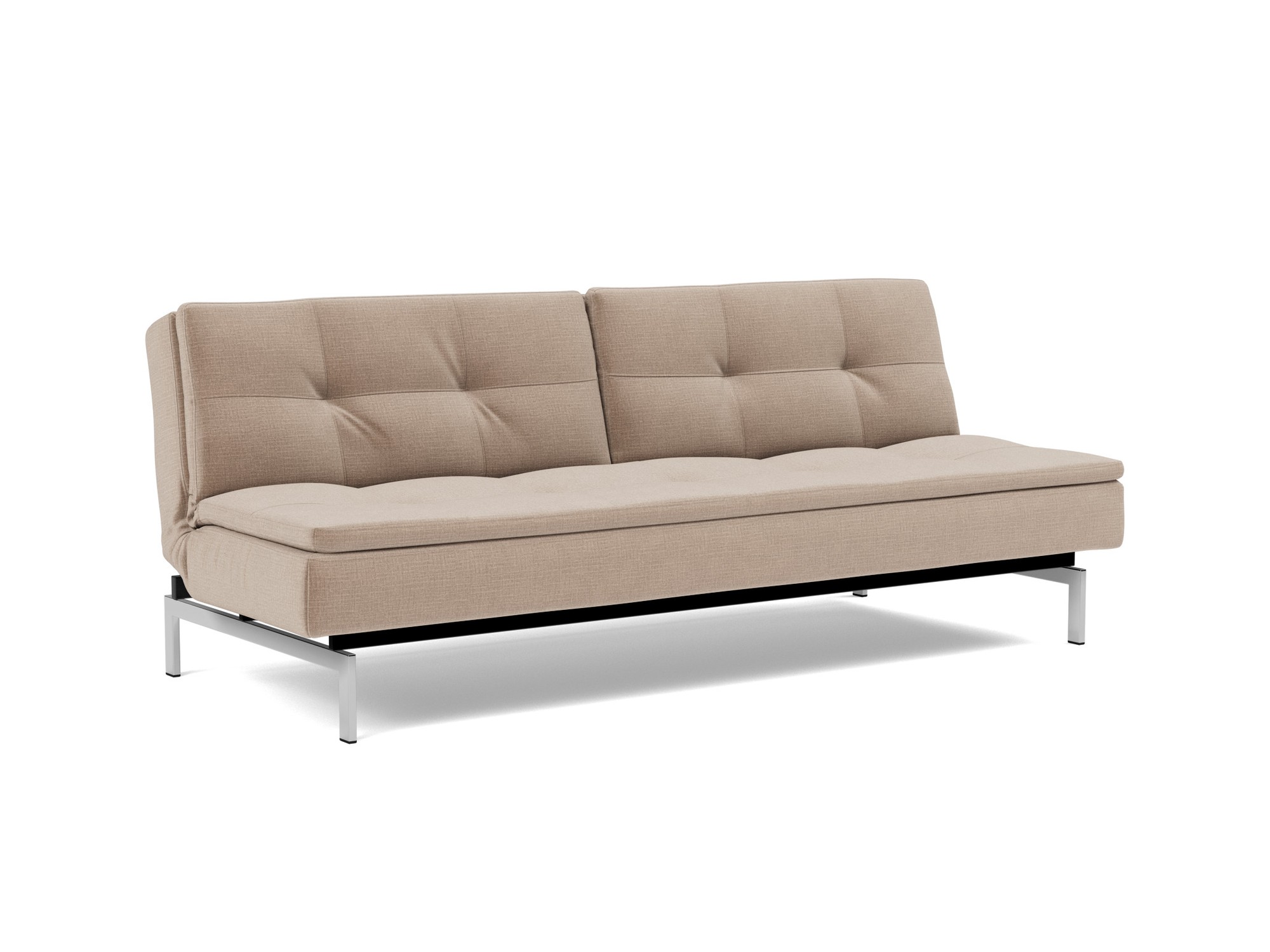 Schlafsofa Dublexo Chenille Esina 417-Mocha Beine Chrom