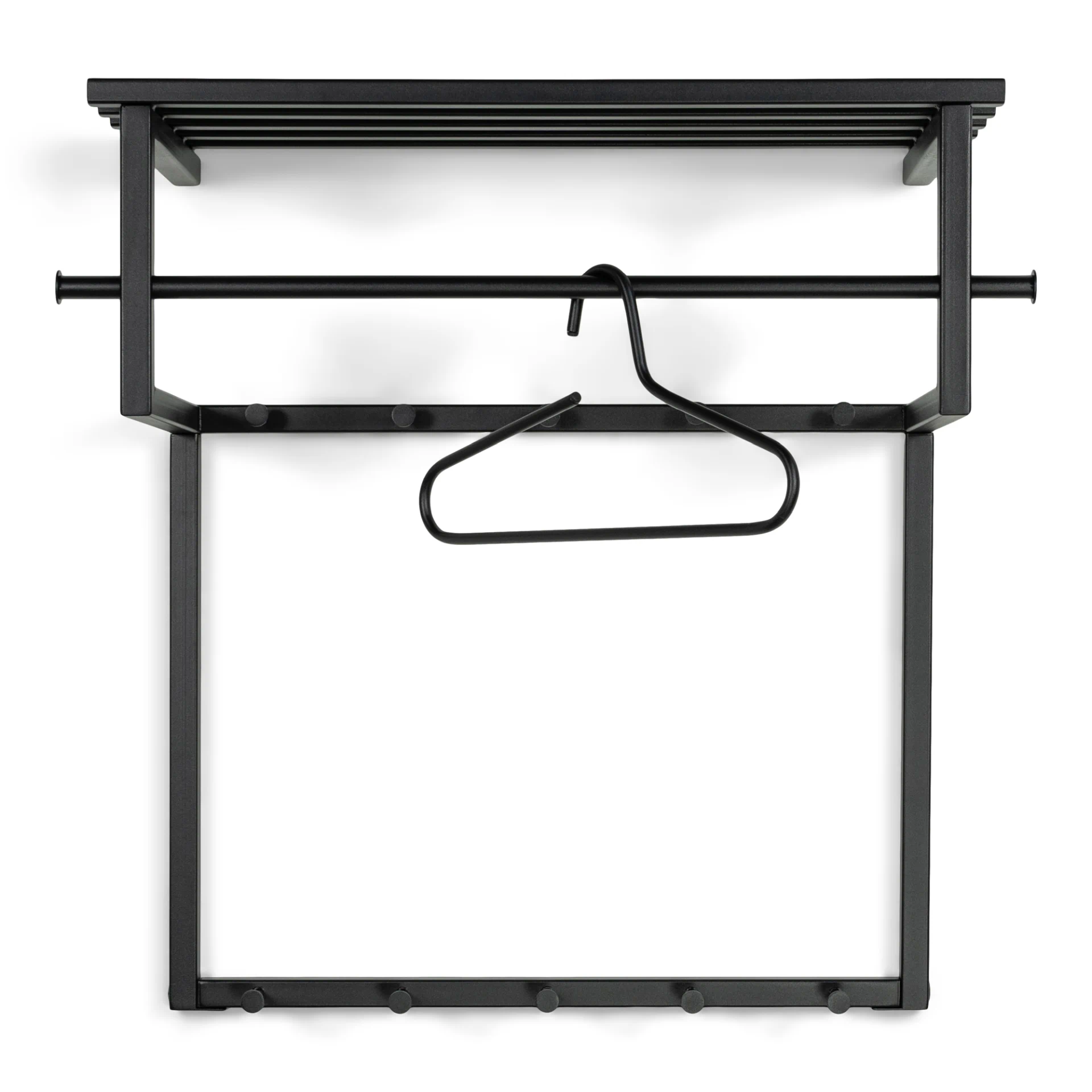 Spinder Design Rizzoli Wandgarderobe Schwarz