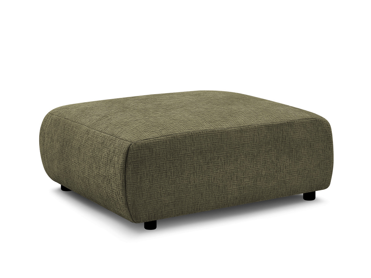 Bobochic Jana Pouf 94 × 114 cm Strukturstoff Grün