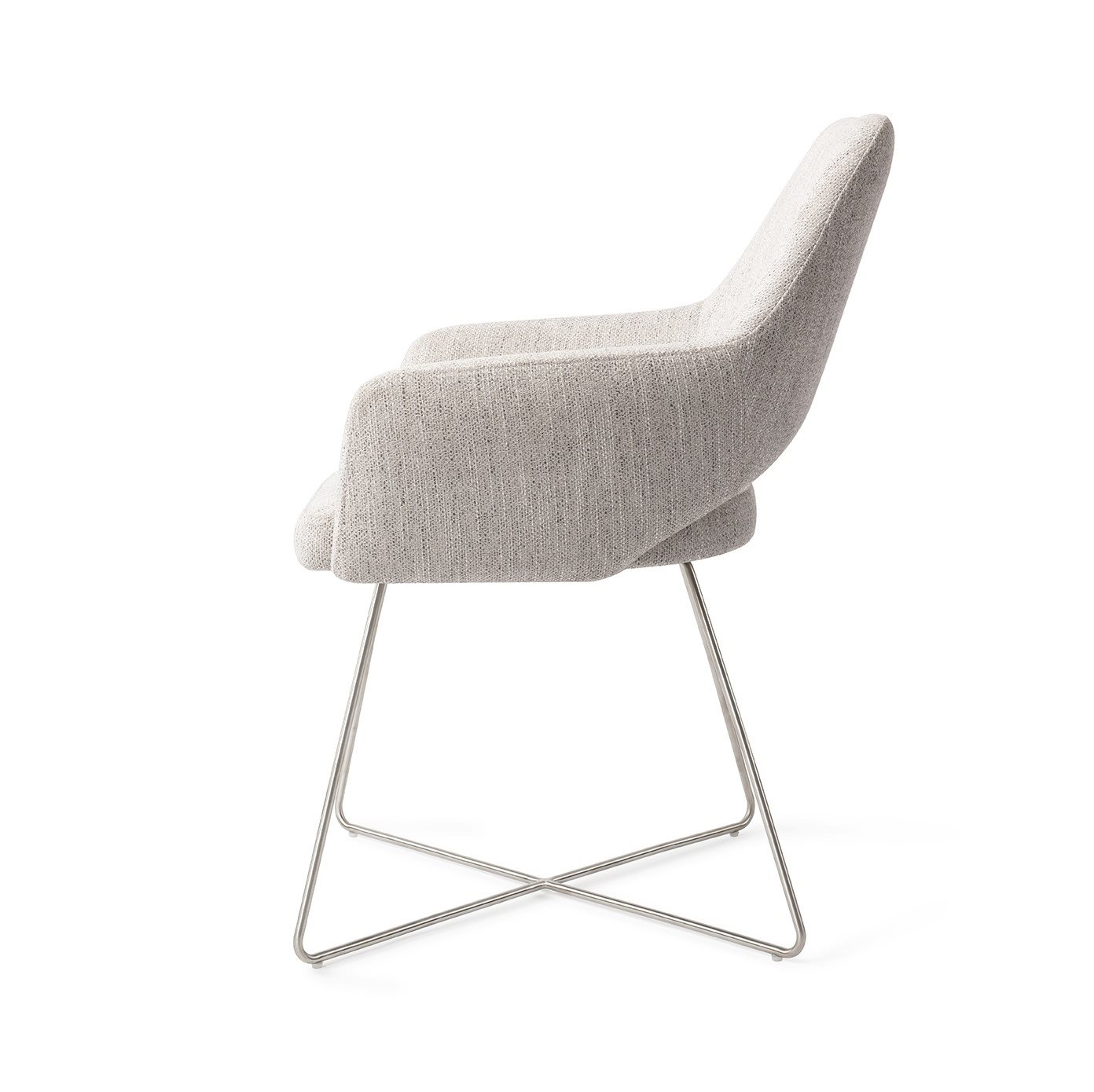 Jesper Home Esszimmerstuhl Yanai Pigeon Cross Stahl