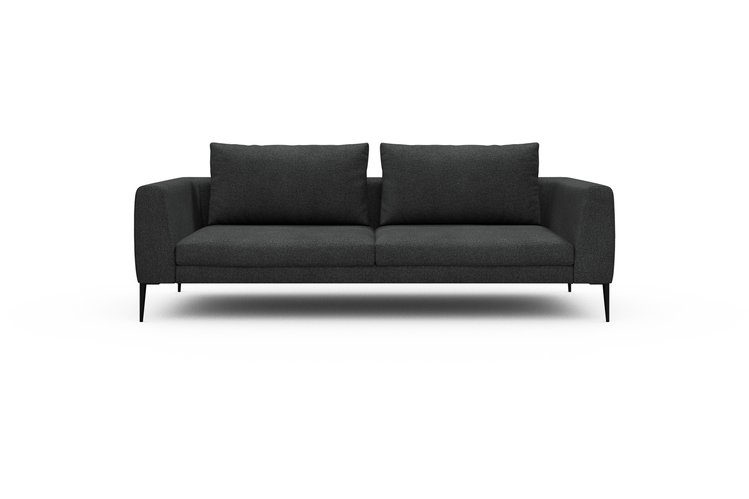 Skandi Home Sofa Paul 3-Sitzer Boucle-Charcoal moebelfaktor