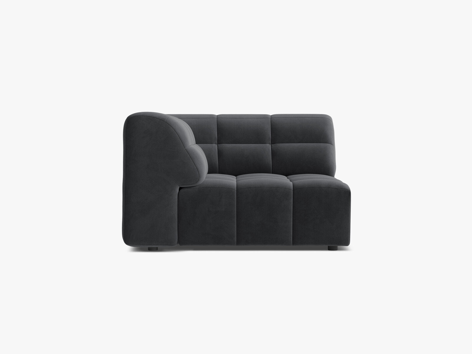 Micadoni Jennifer Eckmodul Samt Bluvel Grau