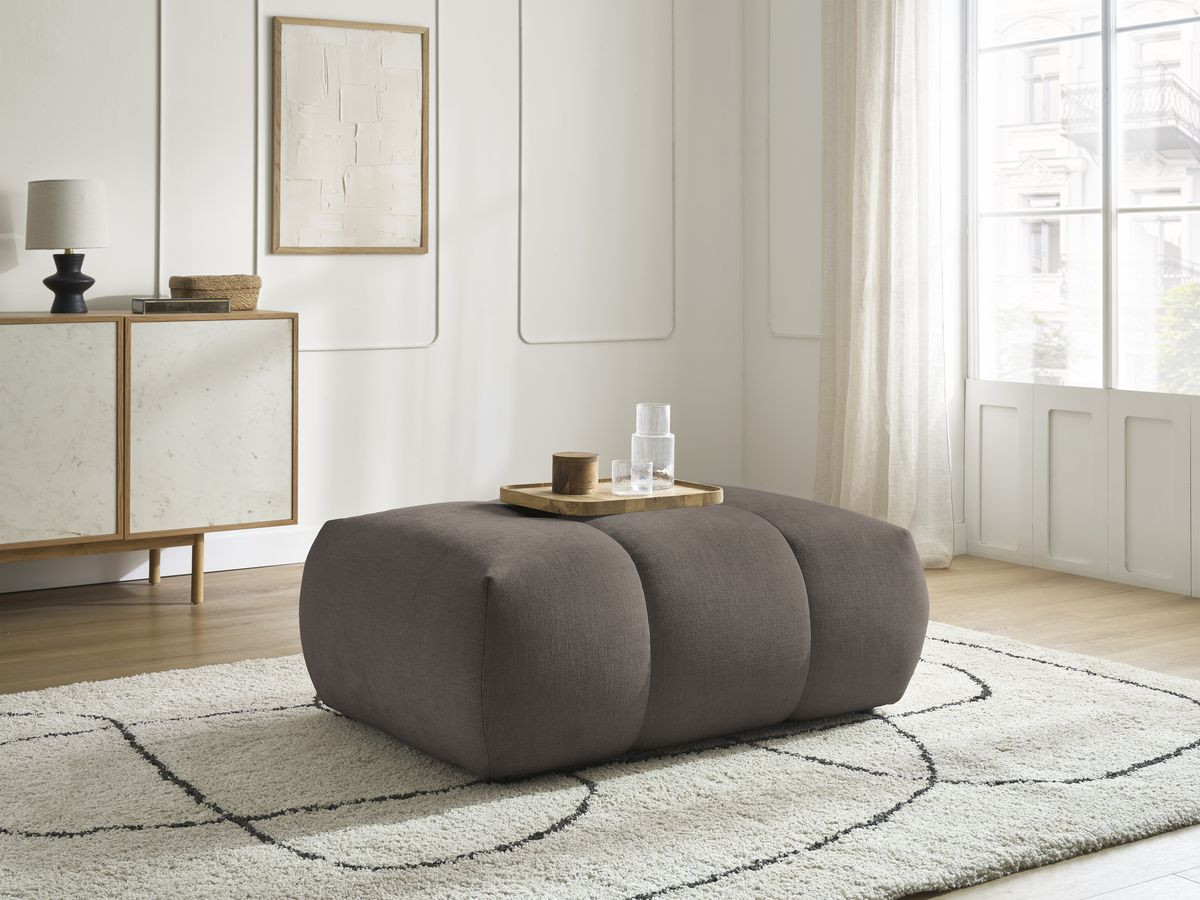 Bobochic Fuji Pouf Stoff Braun