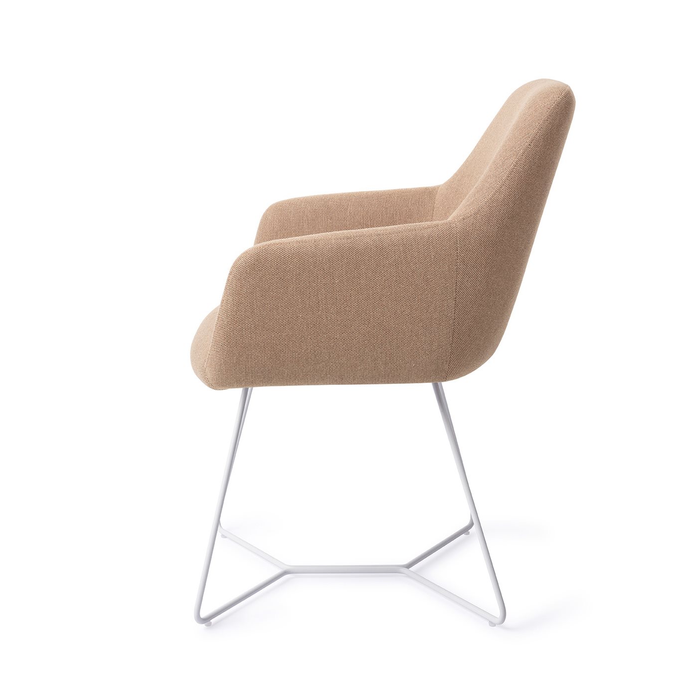 Jesper Home Esszimmerstuhl Hiroo Whisper-Wheat Beehive Weiß