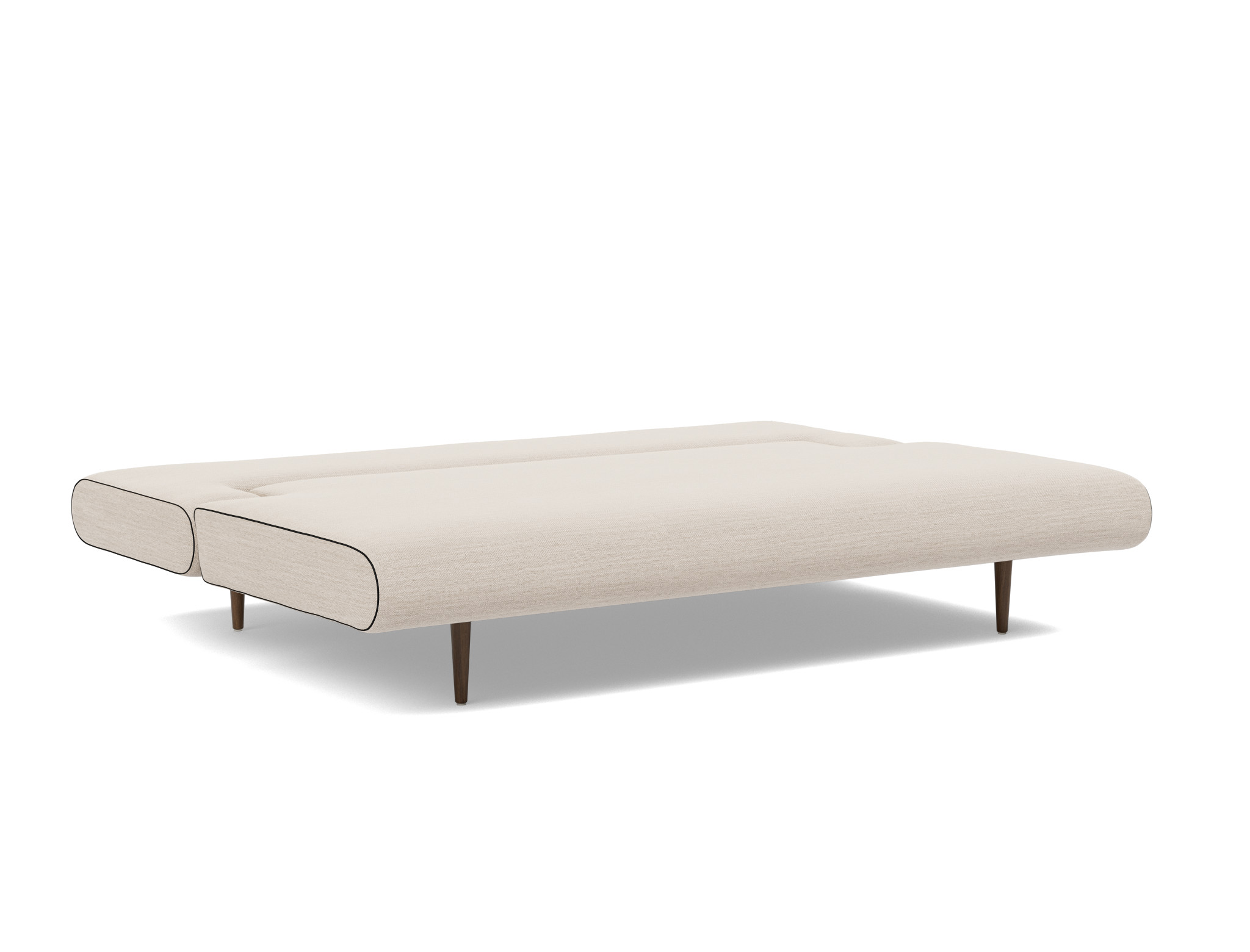 Schlafsofa Unfurl Lounger Webstoff Blida 612-Sand-Grey