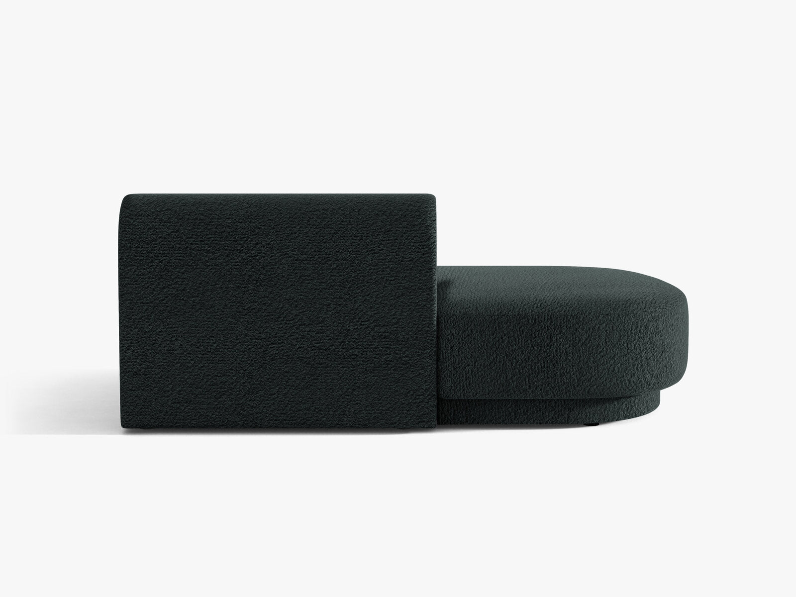 Micadoni 2-Sitzer Sitzmodul offen Miley Links Boucle Baloo Schwarz