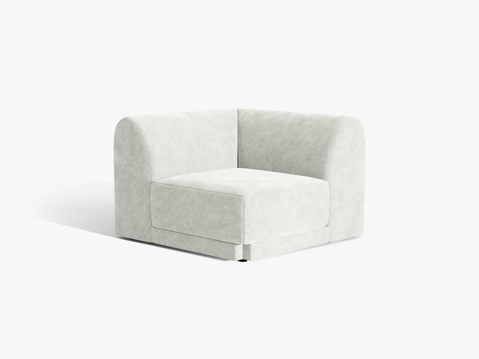 Micadoni Modul Ecke Miley Chenille Eden Silber