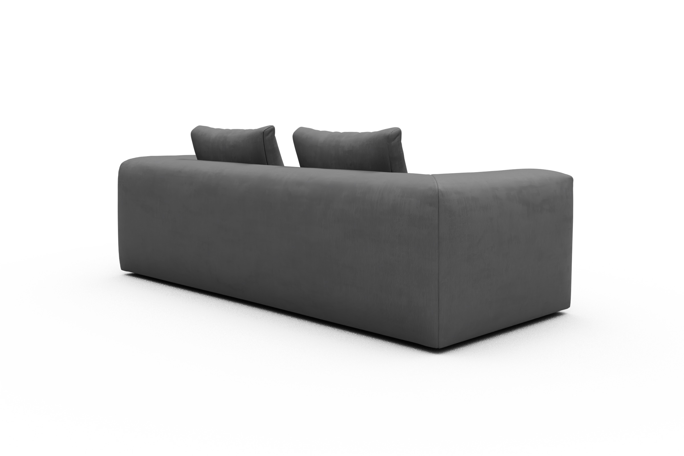 Sofa Fred 3-Sitzer Cordufine-Grey