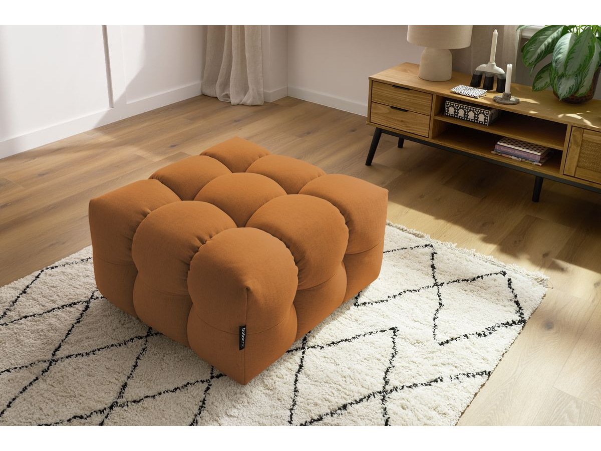 Bobochic Cloud Pouf Stoff Gelb