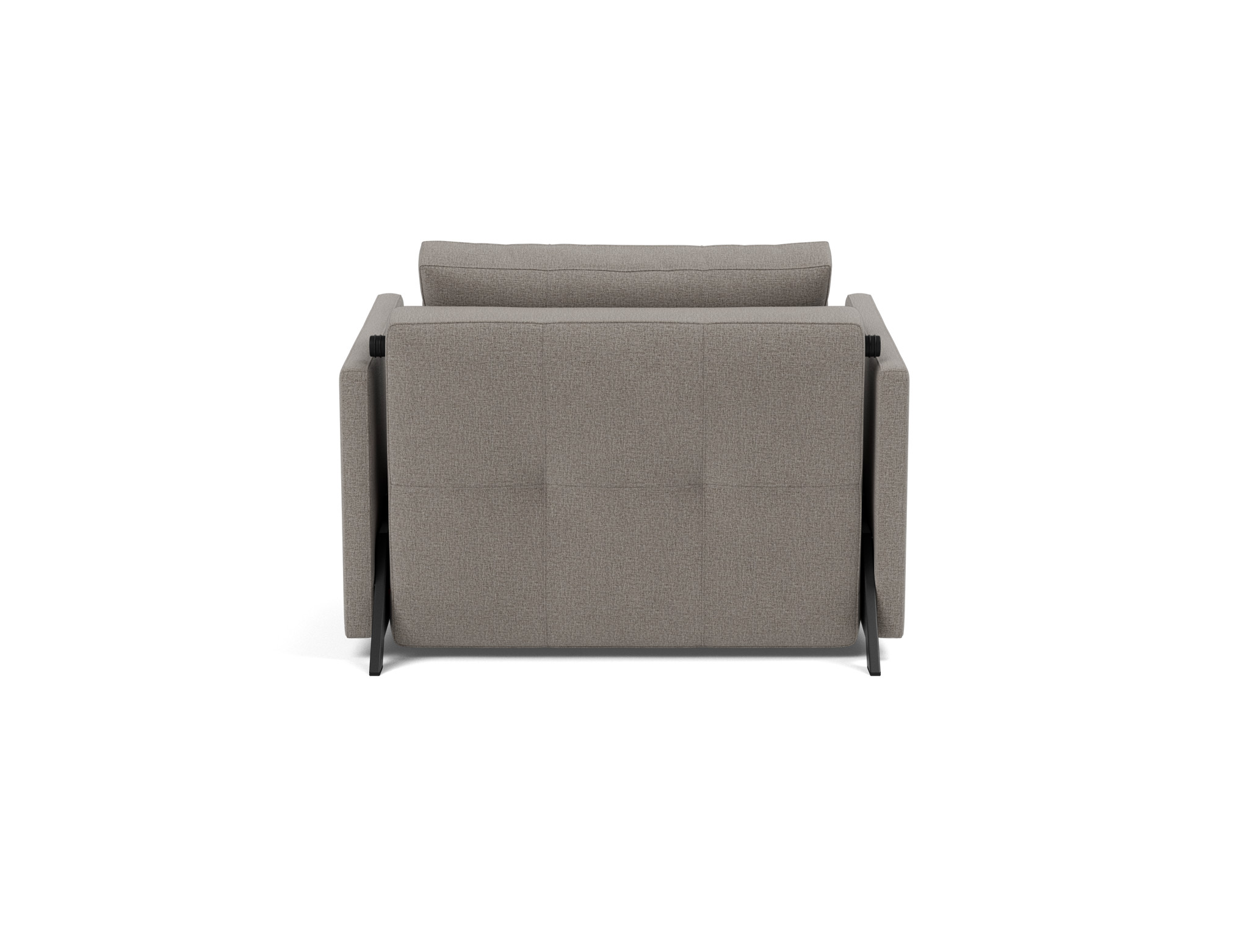 Schlafsessel Cubed 90 mit Armlehnen Flachgewebe Mixed Dance 521-Grey