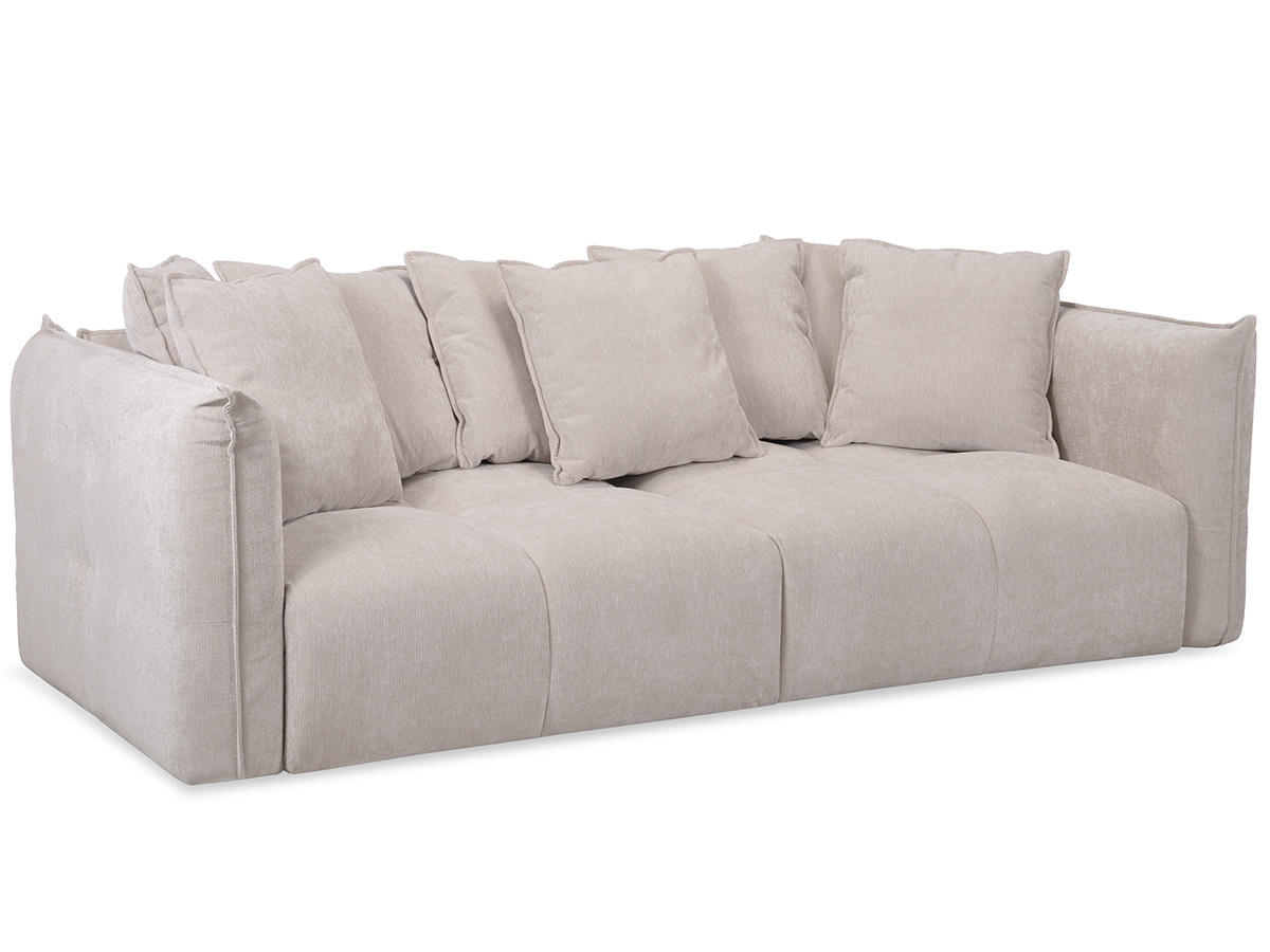 Bobochic Harlem Sofa 3-Sitzer Stoff Beige