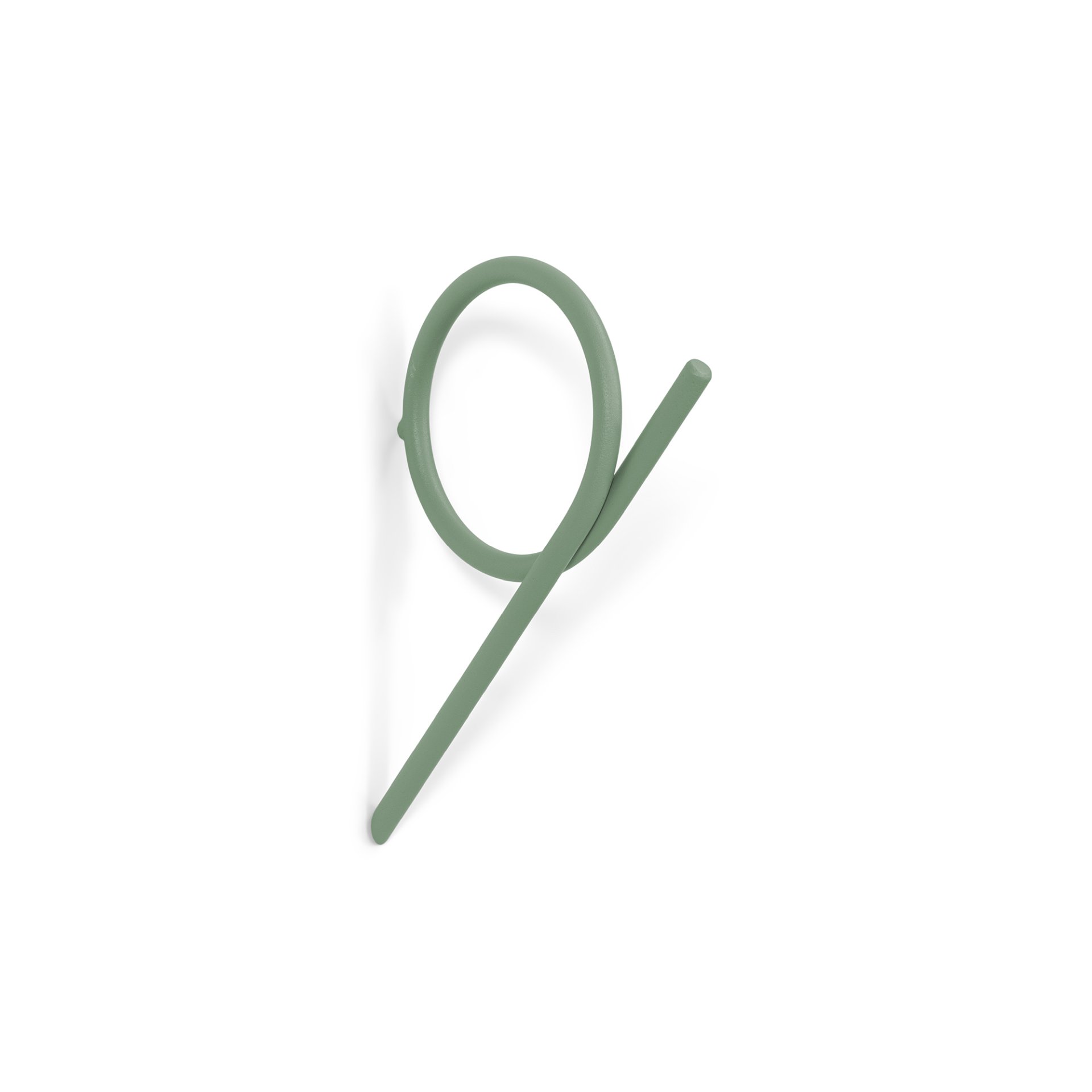 Spinder Design Wandhaken Tuba Small Dusty Green