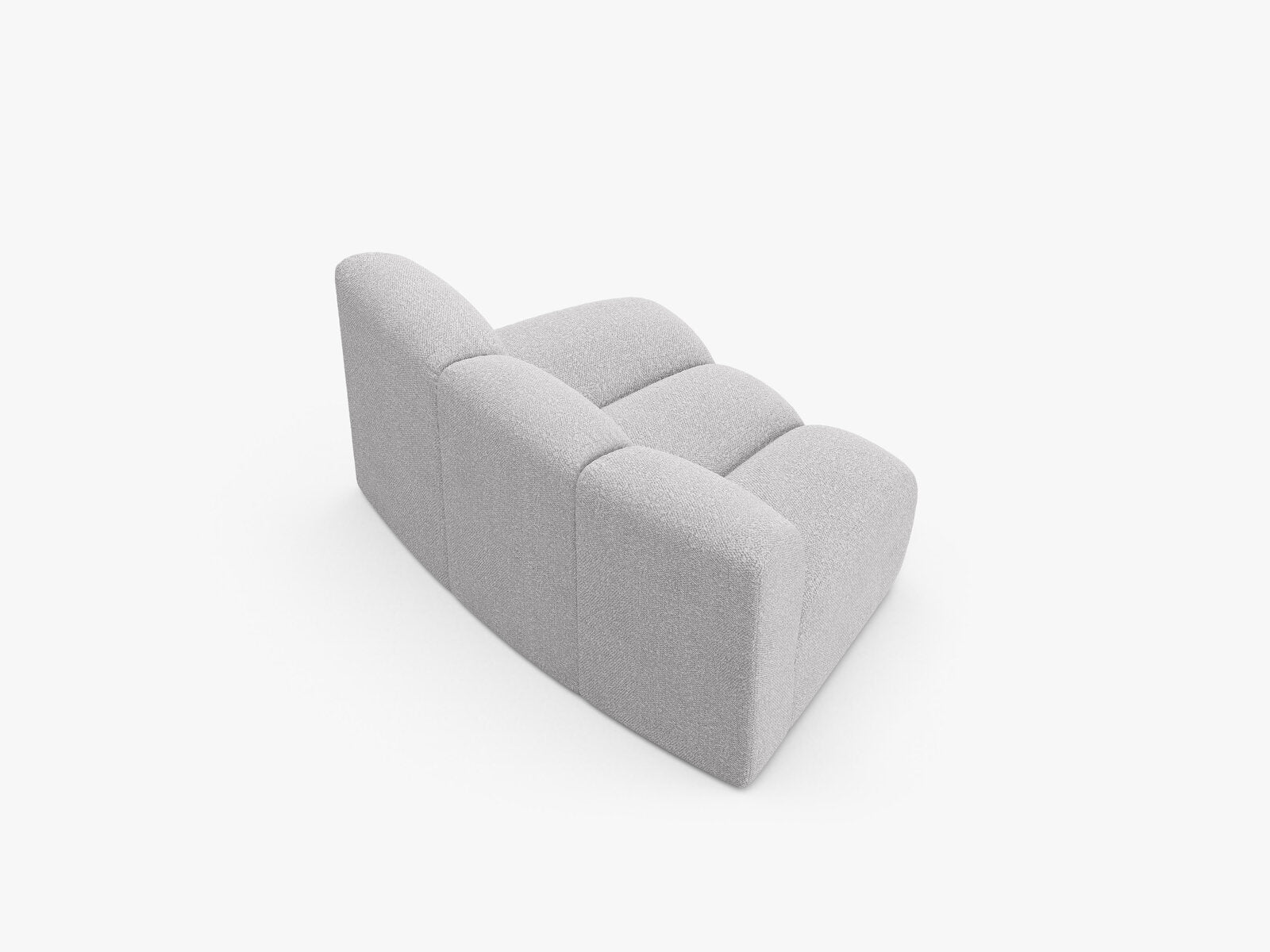 Micadoni Modul Armlos Lupine 1-Sitzer Large Boucle Baloo Hellgrau