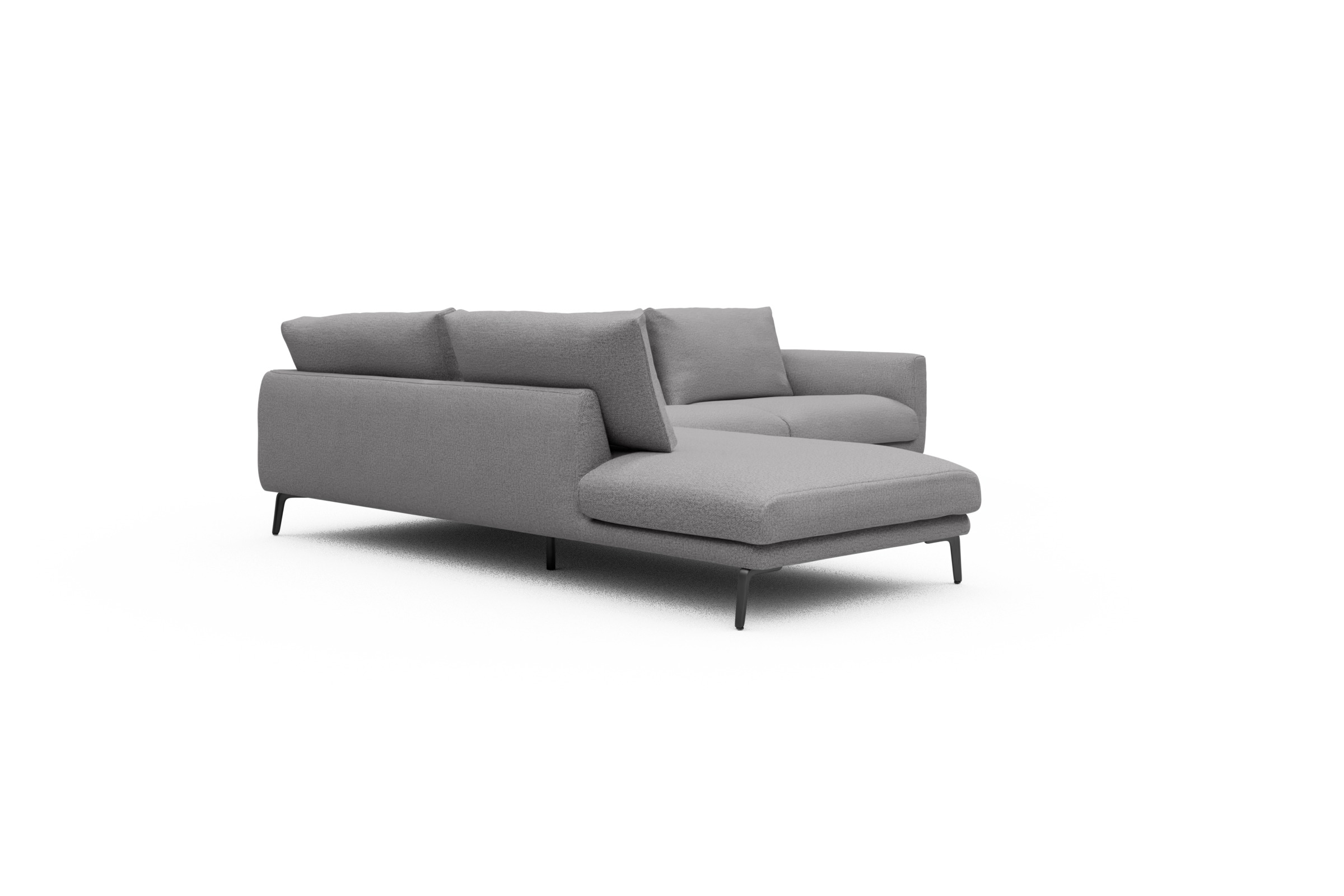 Ecksofa Karl Relax-Ecke links mit 2,5-Sitzer Sama-Grey