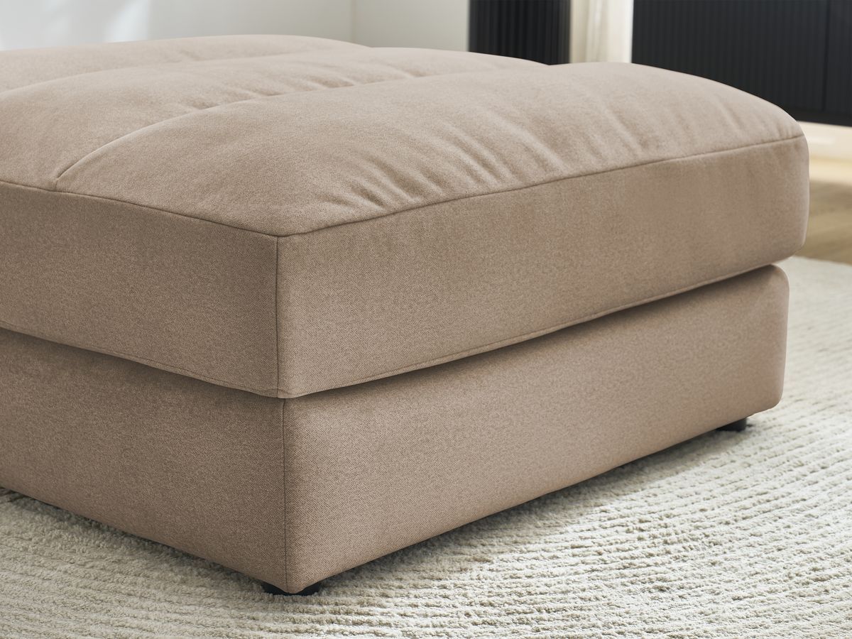 Bobochic Sierra Pouf Samt Taupe