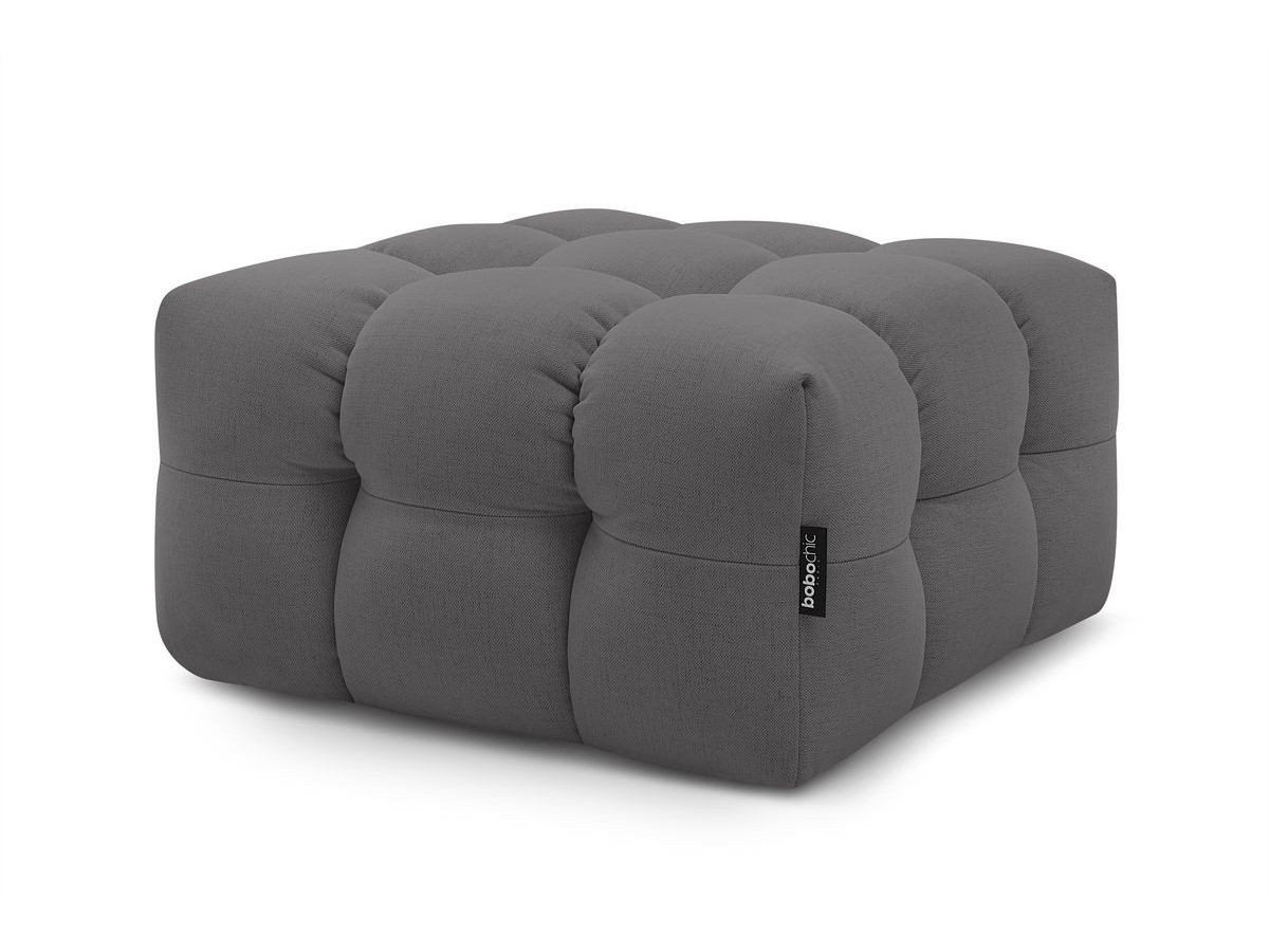 Bobochic Cloud Pouf Stoff Dunkelgrau