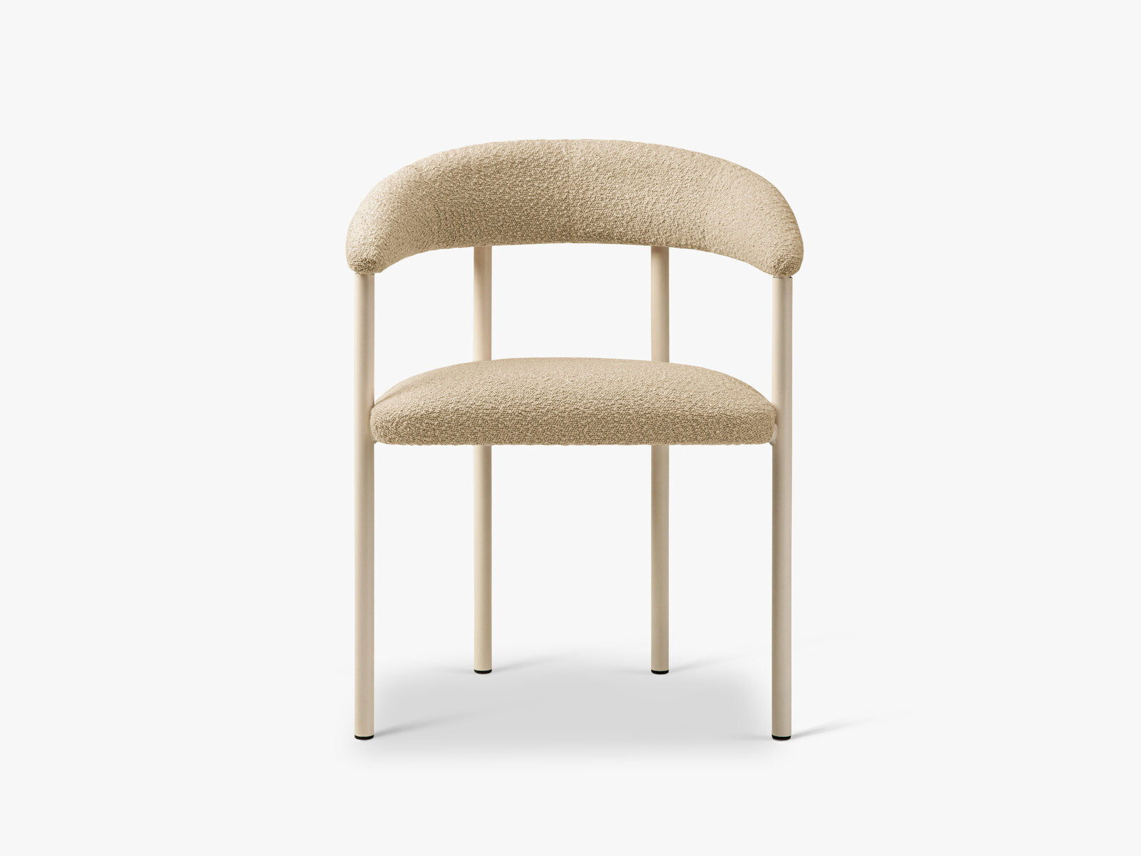 Micadoni Stuhl Lea Boucle Baloo Beige Creme