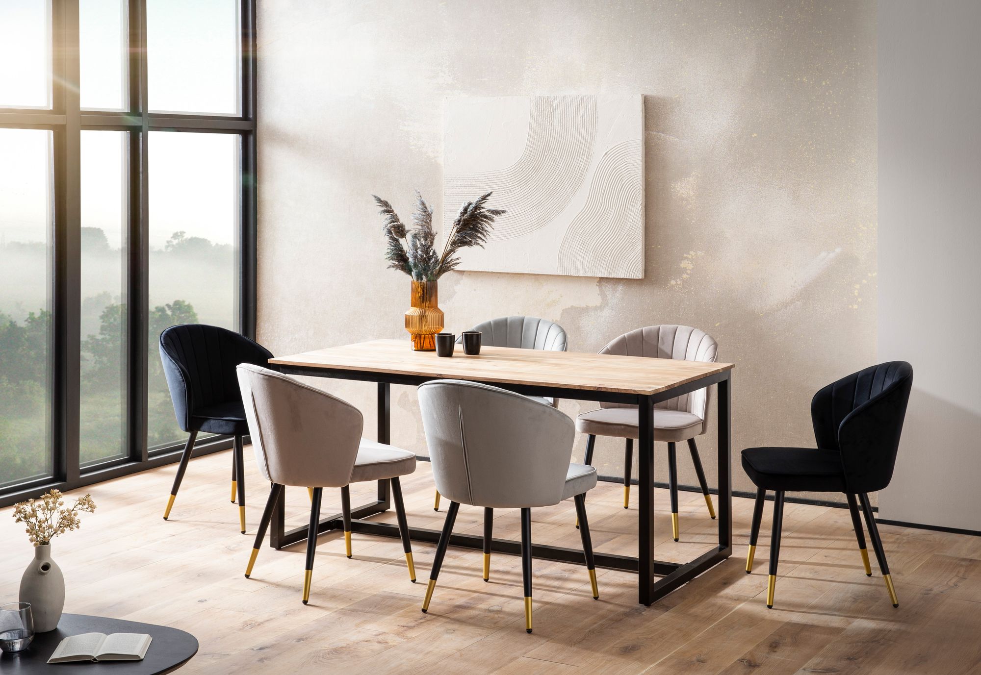 Esstisch Haugsvaer Akazie Massivholz 120 × 60 × 76 cm