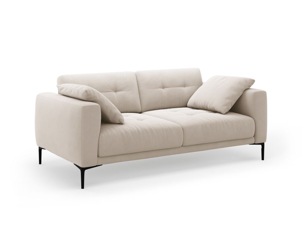 Cosmopolitan Design Sofa Lazio 3-Sitzer Samt Salvador Beige