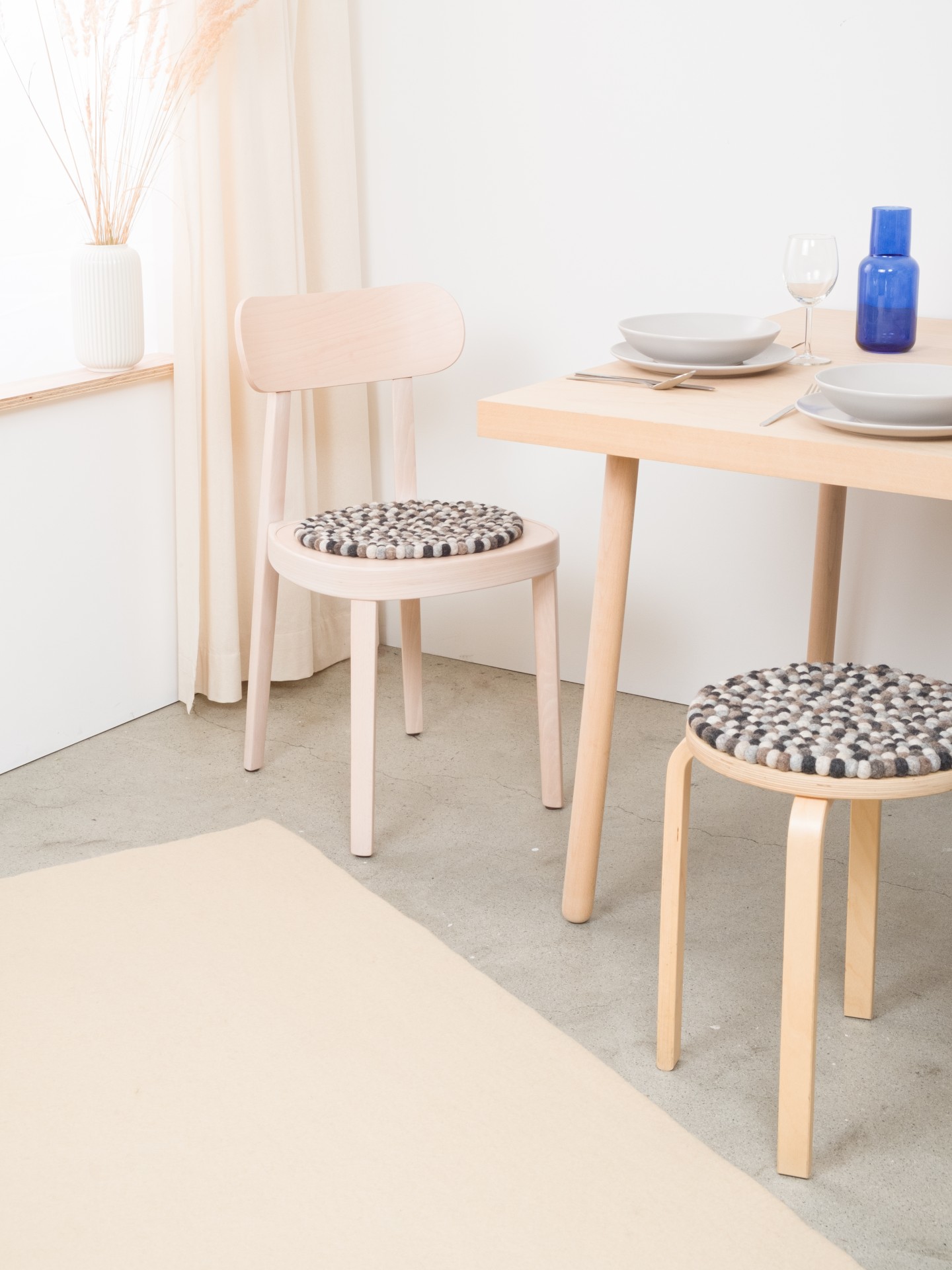 myfelt Nela - Filzkugel Sitzauflage rund