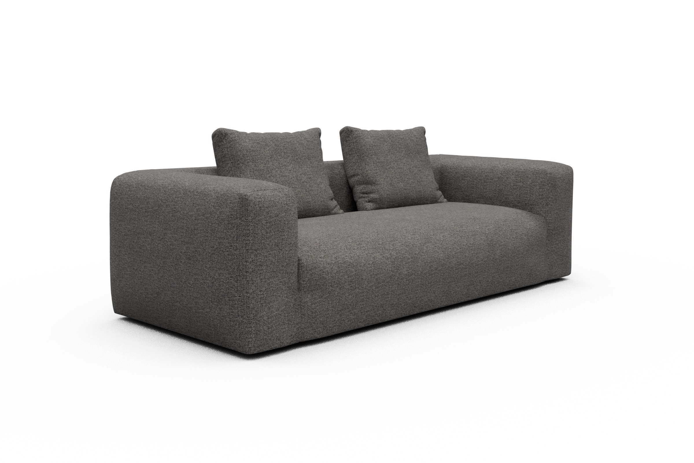 Sofa Fred 3-Sitzer Carreno-Salt-and-Pepper