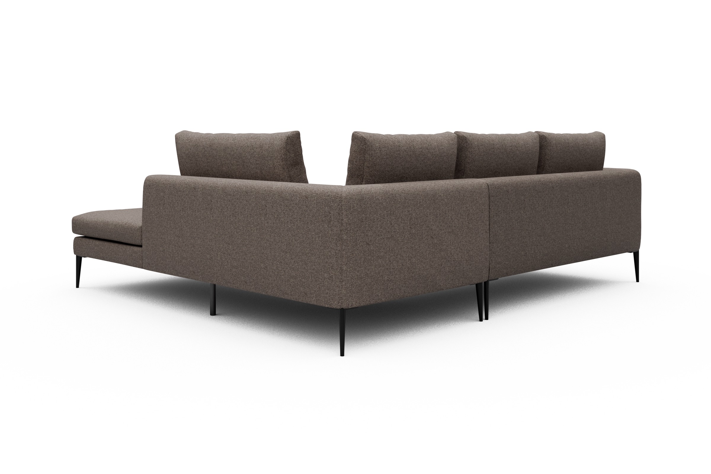 Ecksofa Paul Relax-Ecke rechts mit 2-Sitzer Sama-Stone