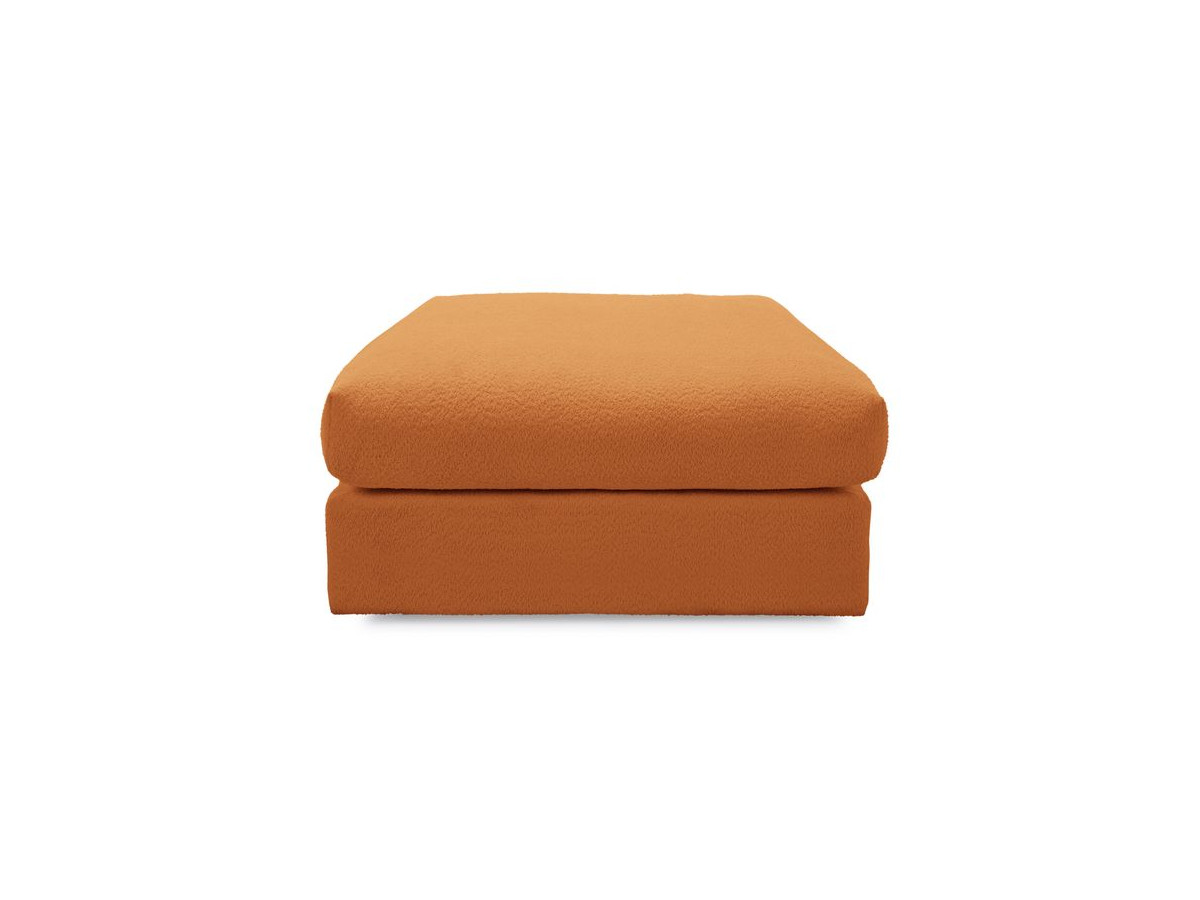 Bobochic Paris Pouf, sehr weich Bouclé-Stoff Gelb