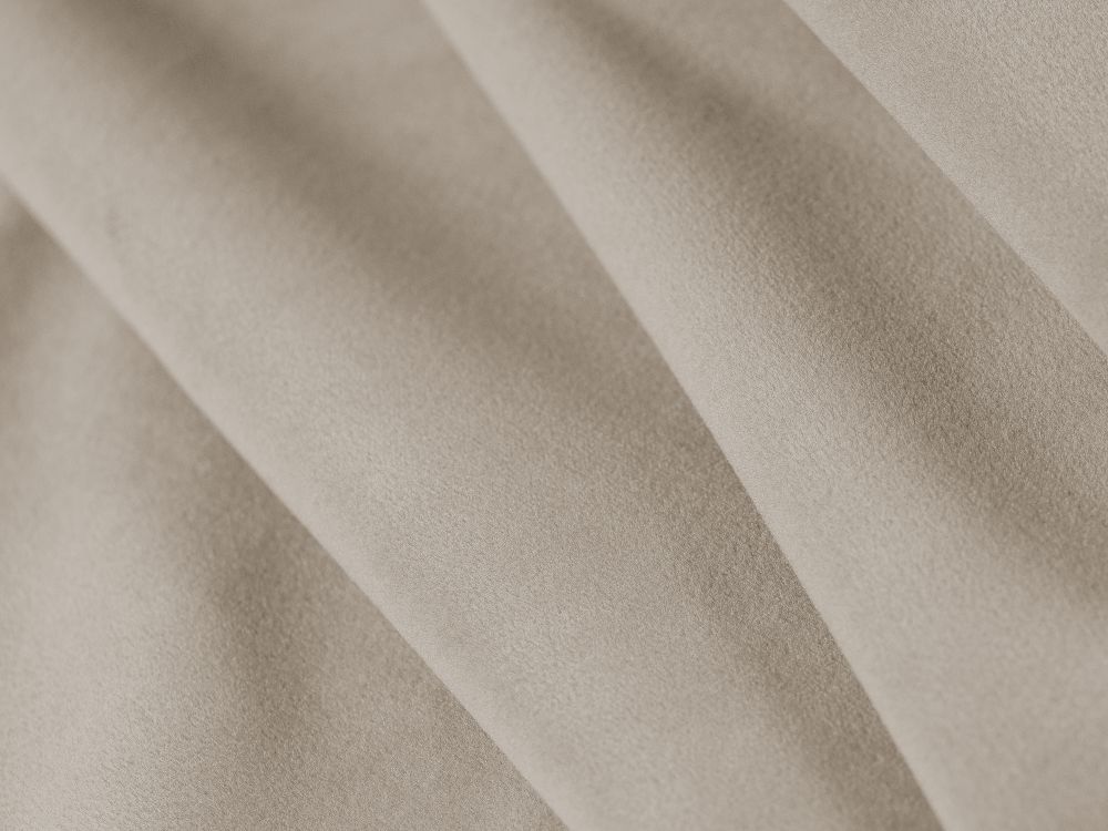 Cosmopolitan Design Panoramasofa Siena 7-Sitzer Samt Salvador Beige Rechts