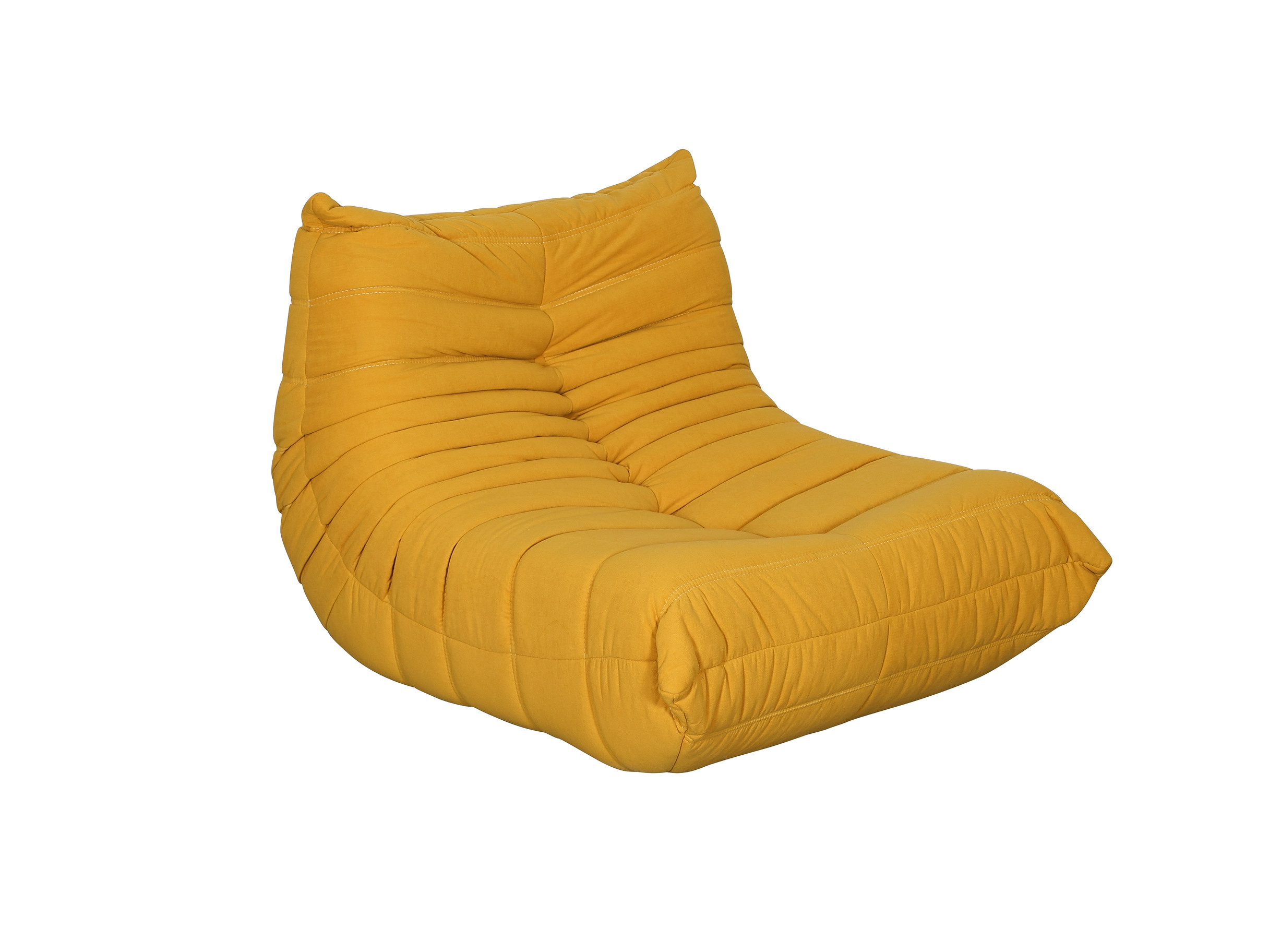 Livin Hill Set Nua: Sessel 87 cm + Fußhocker Senfgelb