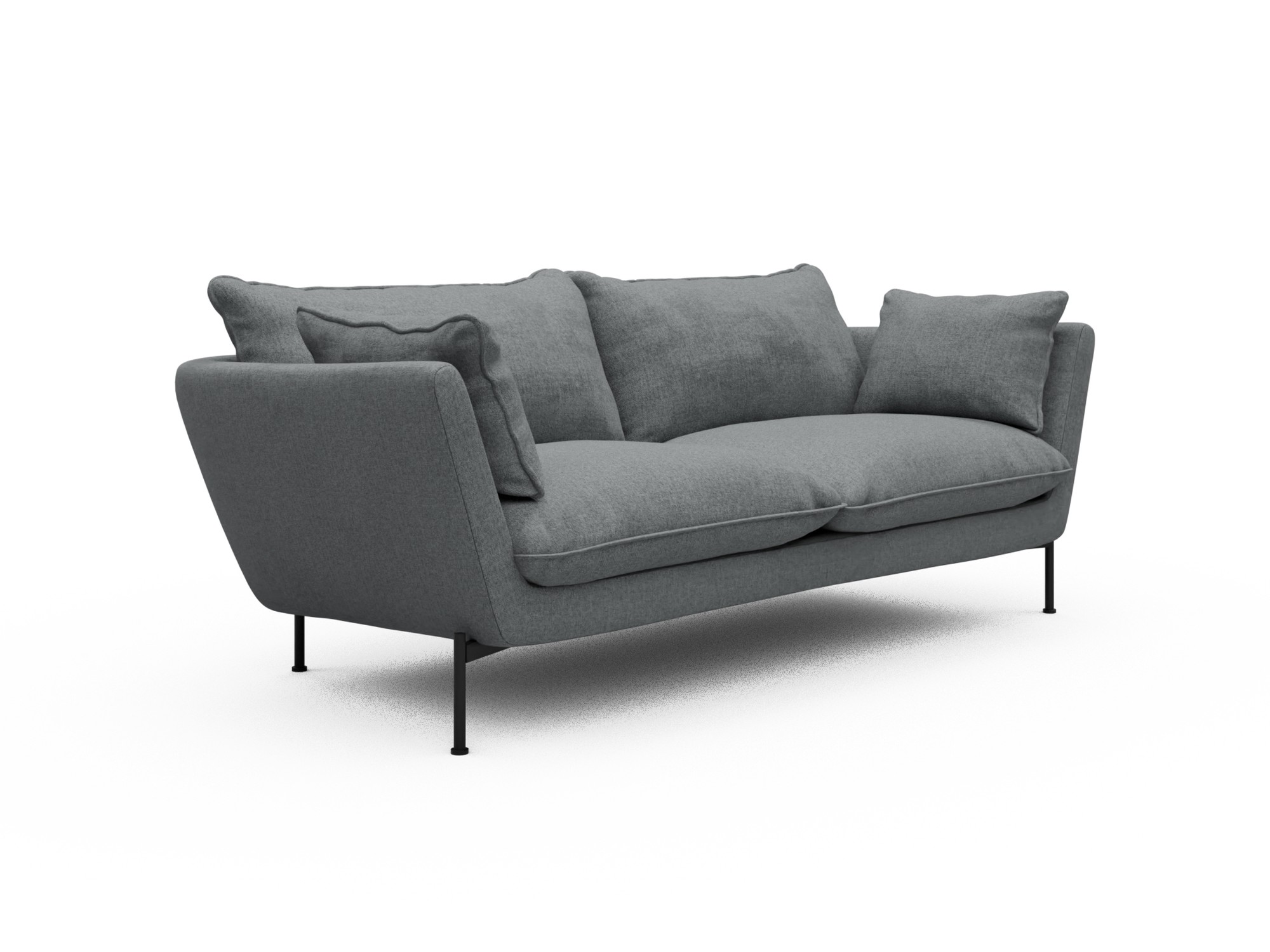Skandi Home Sofa Anton Soft 2-Sitzer Casone-Gravel-Grey moebelfaktor