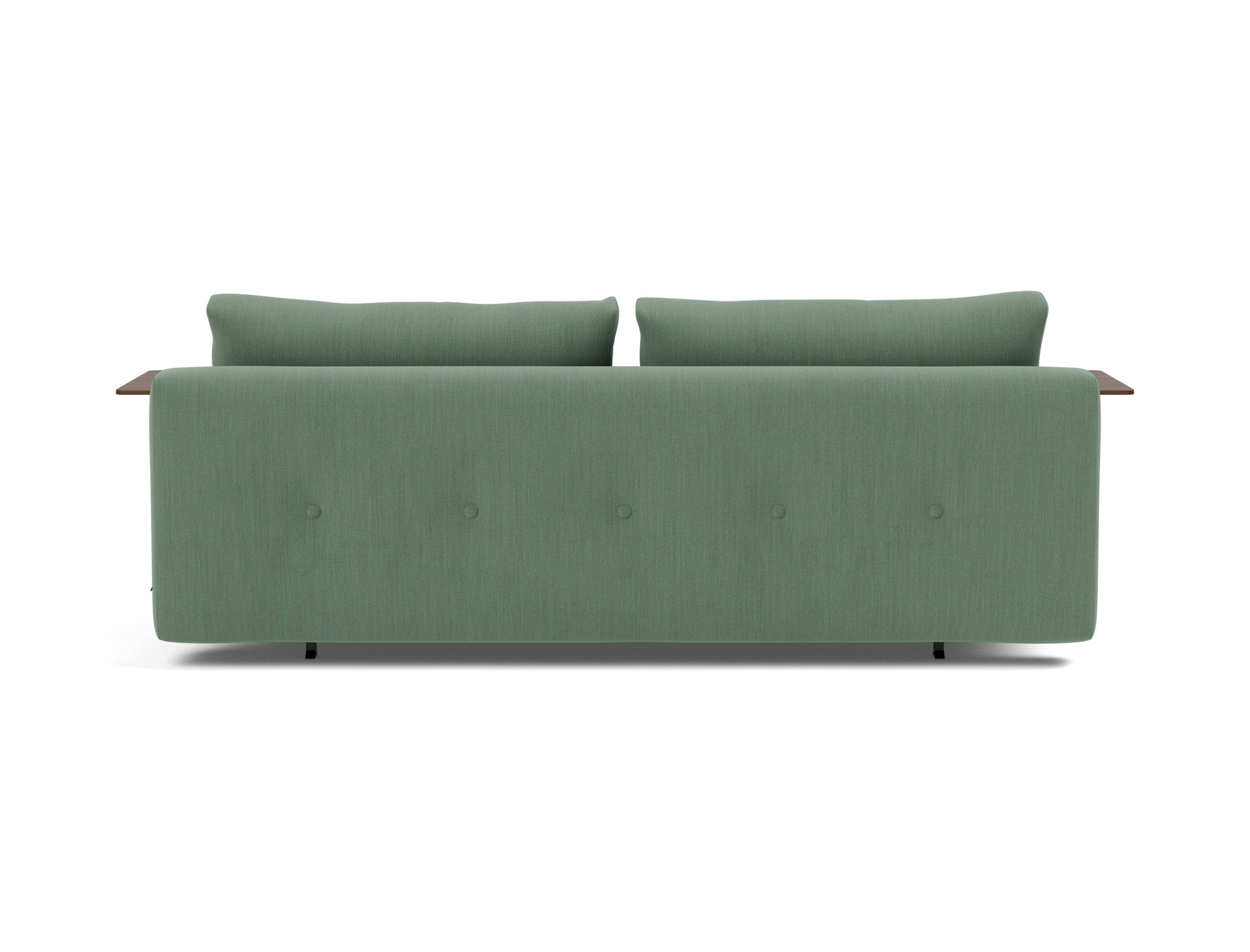 Schlafsofa Recast mit Armlehnen Flachgewebe Elegance 518-Green