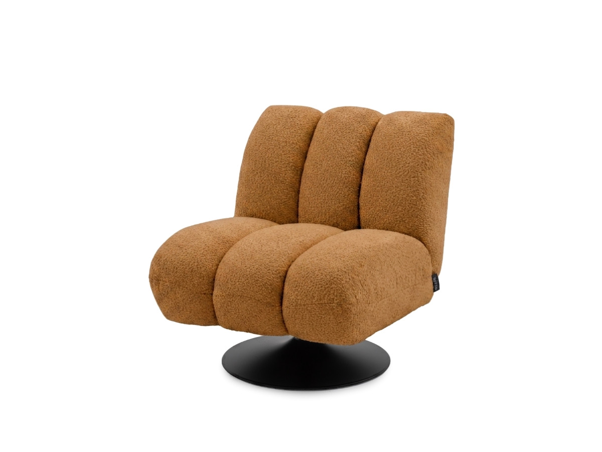 Bobochic Janissaire Sessel 79 × 89 cm Bouclé-Stoff Gelb