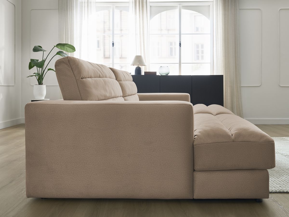 Bobochic Sierra Sofa 4-Sitzer Samt Taupe